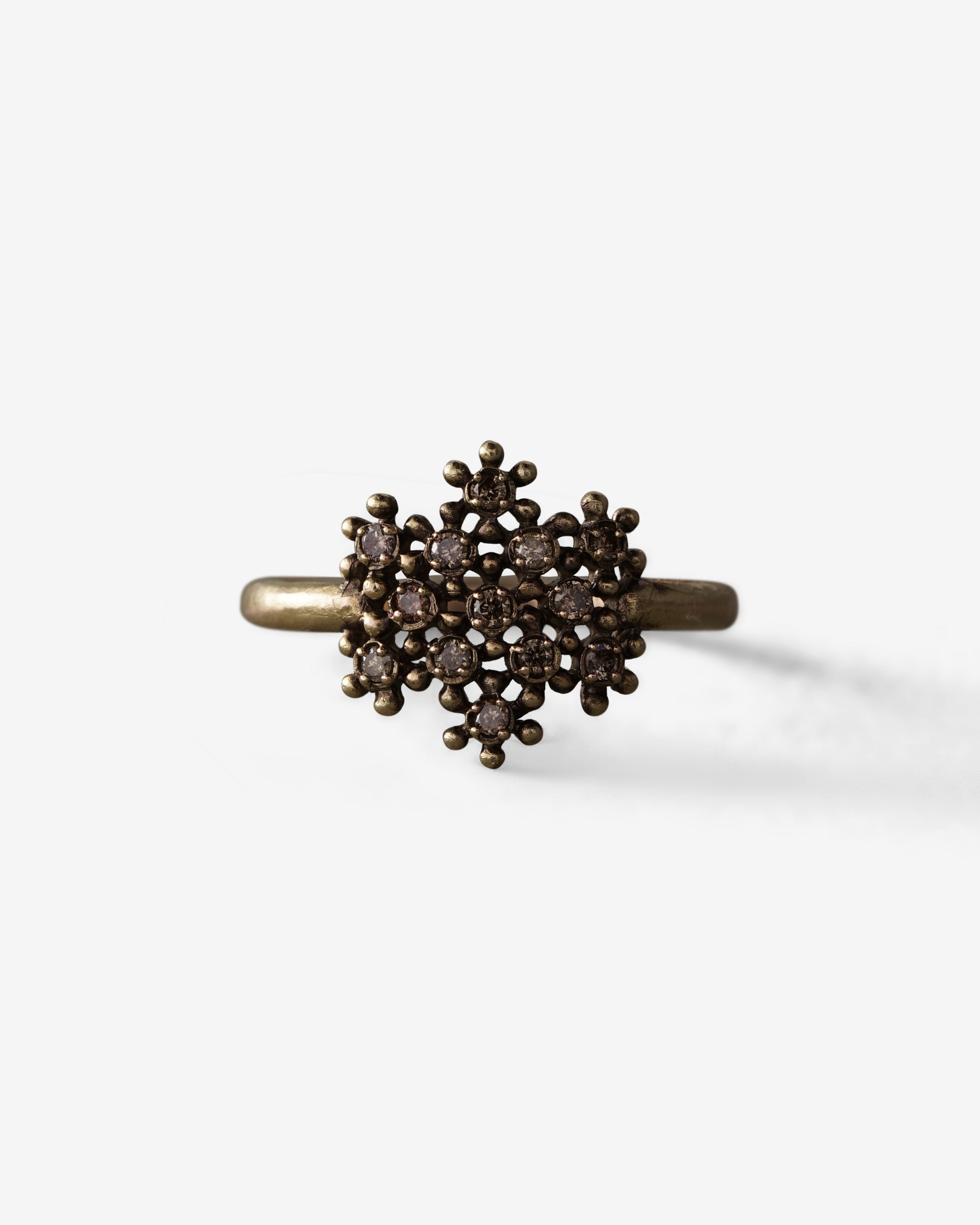 Noguchi Bijoux - Brown Diamond Ring - (Yellow Gold) by NOGUCHI BIJOUX