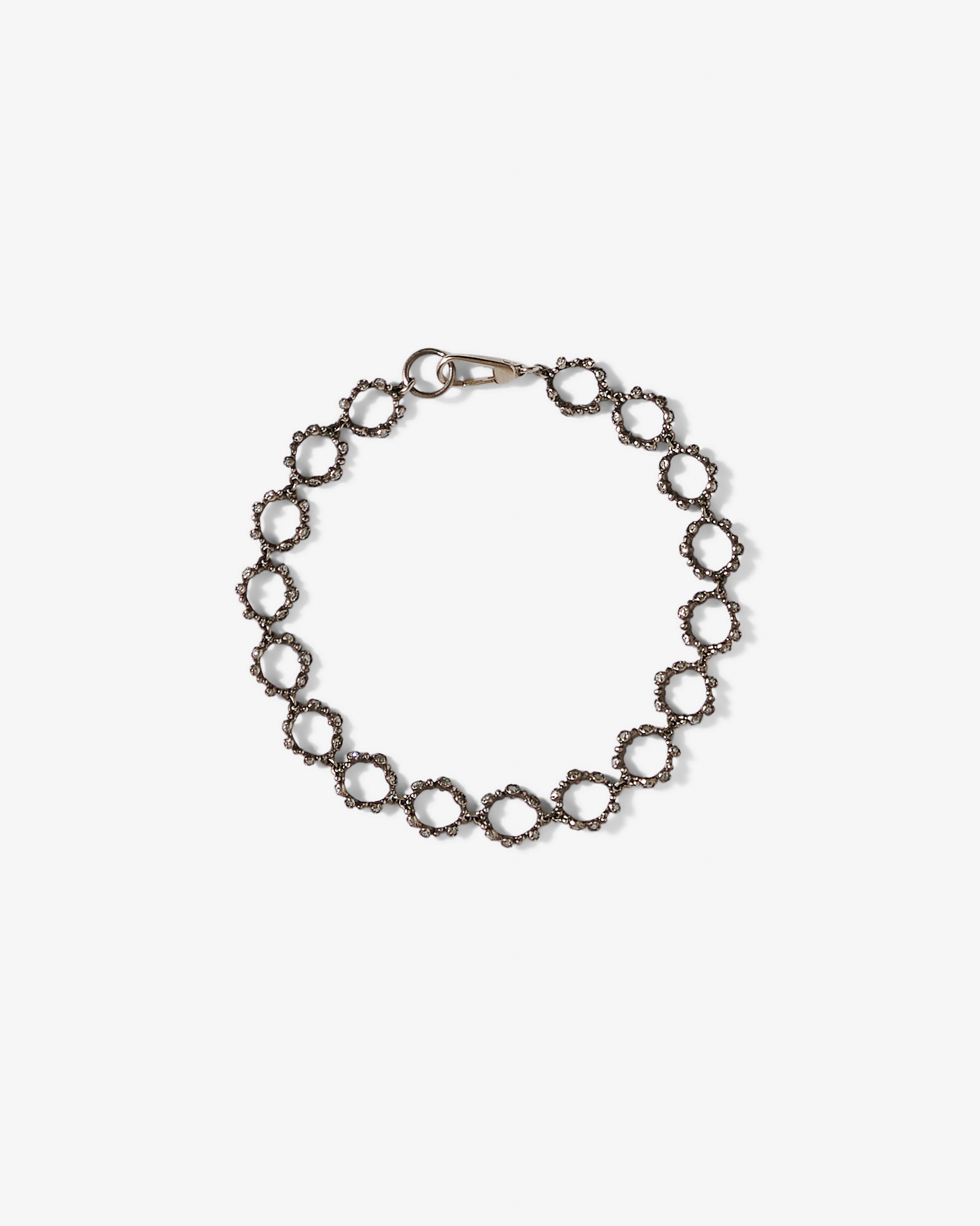 Noguchi Bijoux - Diamond Disc Bracelet - (White Gold) by NOGUCHI BIJOUX