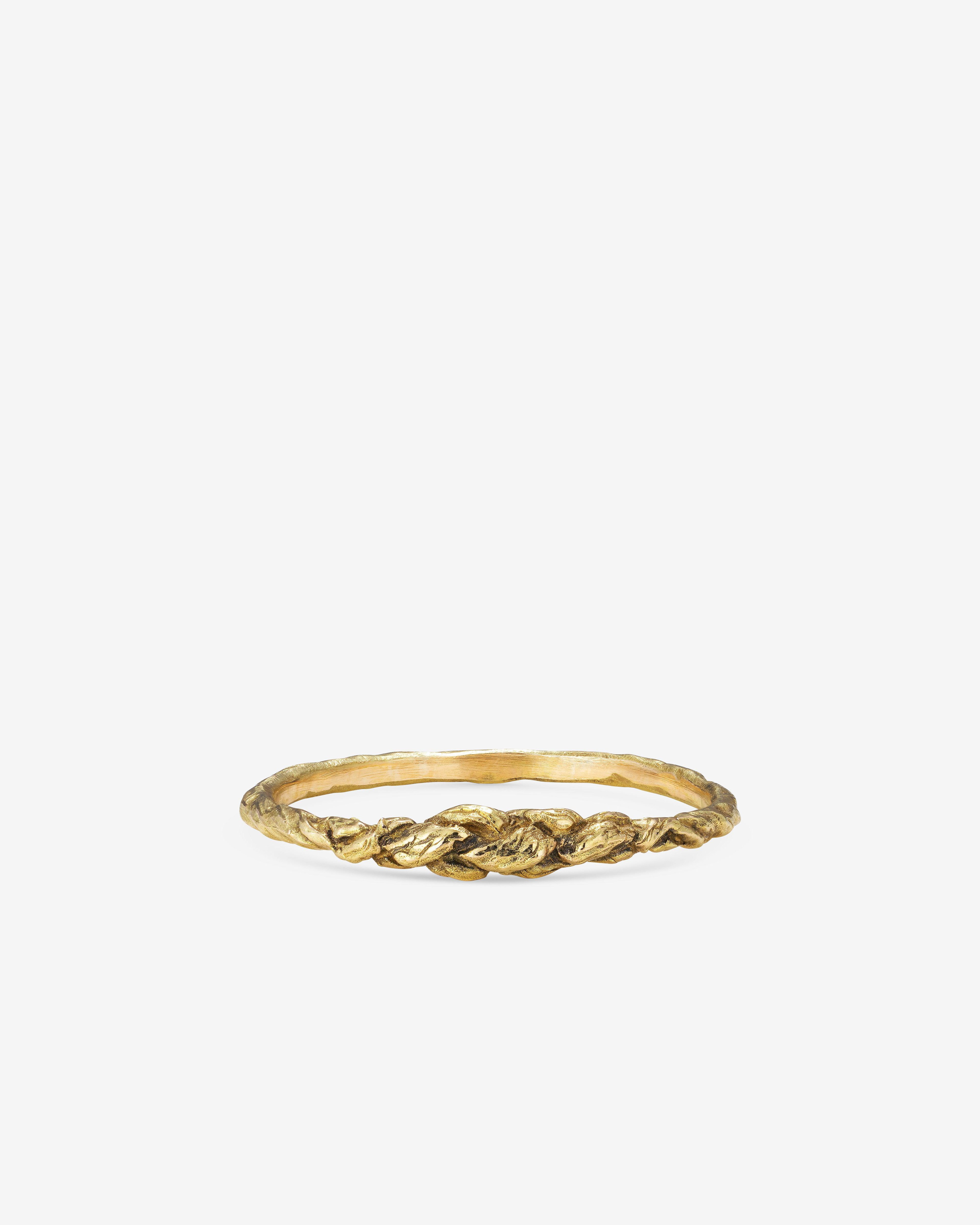 Noguchi Bijoux  - Knot Band Ring -  (Yellow Gold) by NOGUCHI BIJOUX