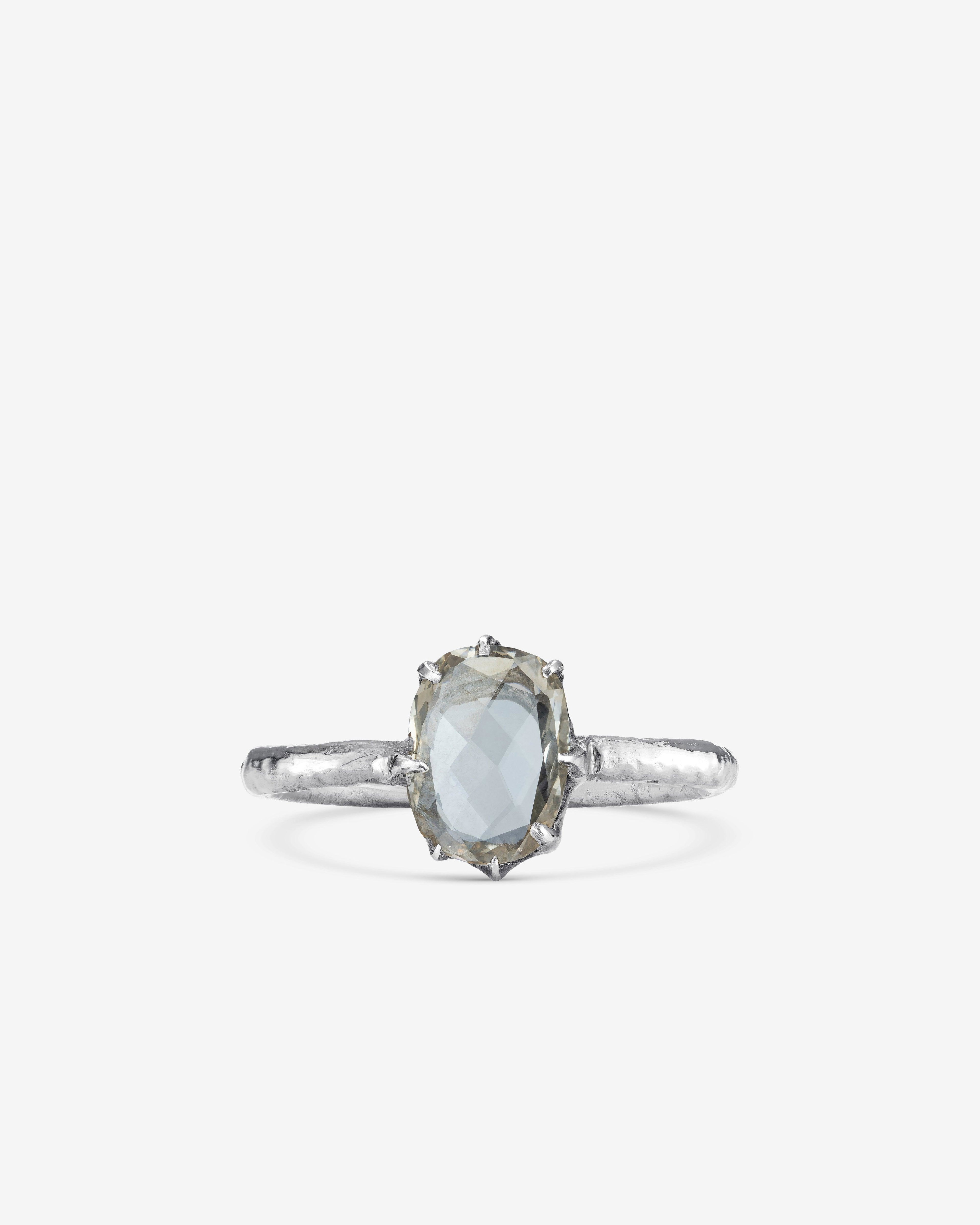 Noguchi Bijoux - Rose Cut Diamond Ring -  (White Gold) by NOGUCHI BIJOUX
