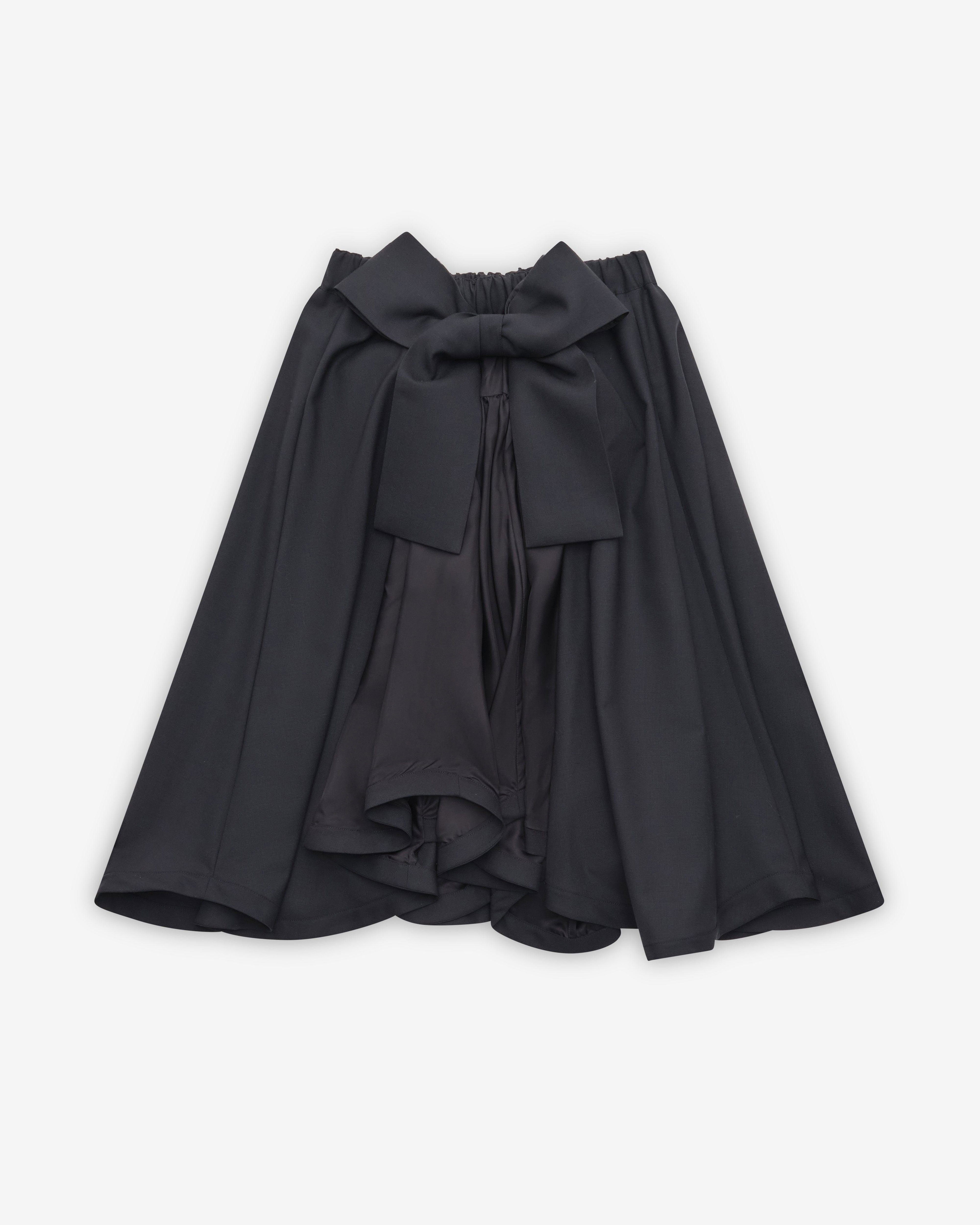 Noir Kei Ninomiya - Women's Bow Skirt - (Black) by NOIR KEI NINOMIYA