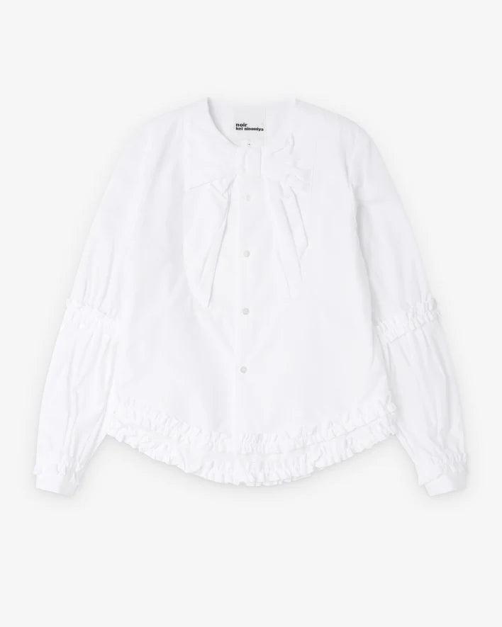 Noir Kei Ninomiya - Women's Cotton Broad - (White) by NOIR KEI NINOMIYA