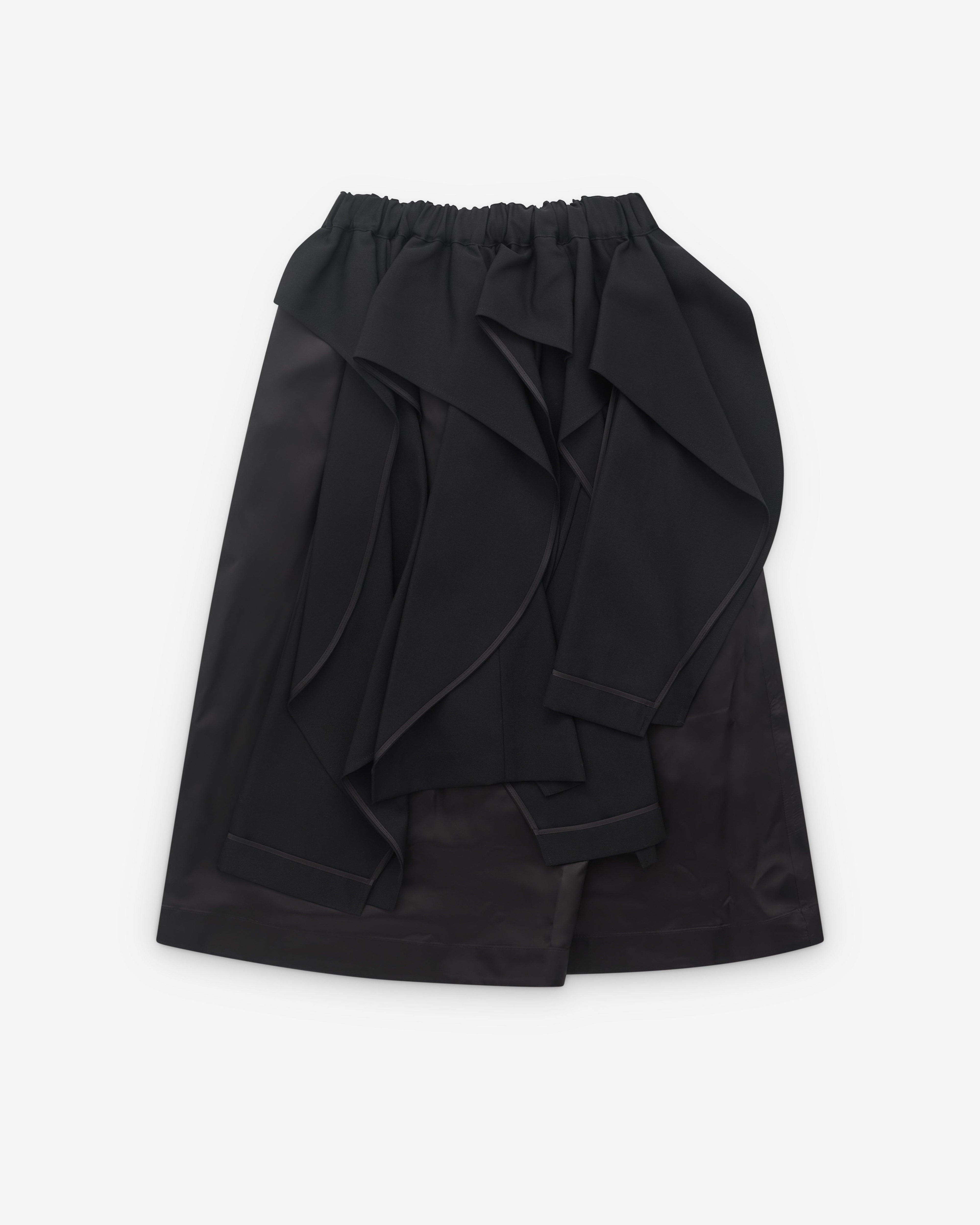 Noir Kei Ninomiya - Women’s Cut Out Skirt - (Black) by NOIR KEI NINOMIYA