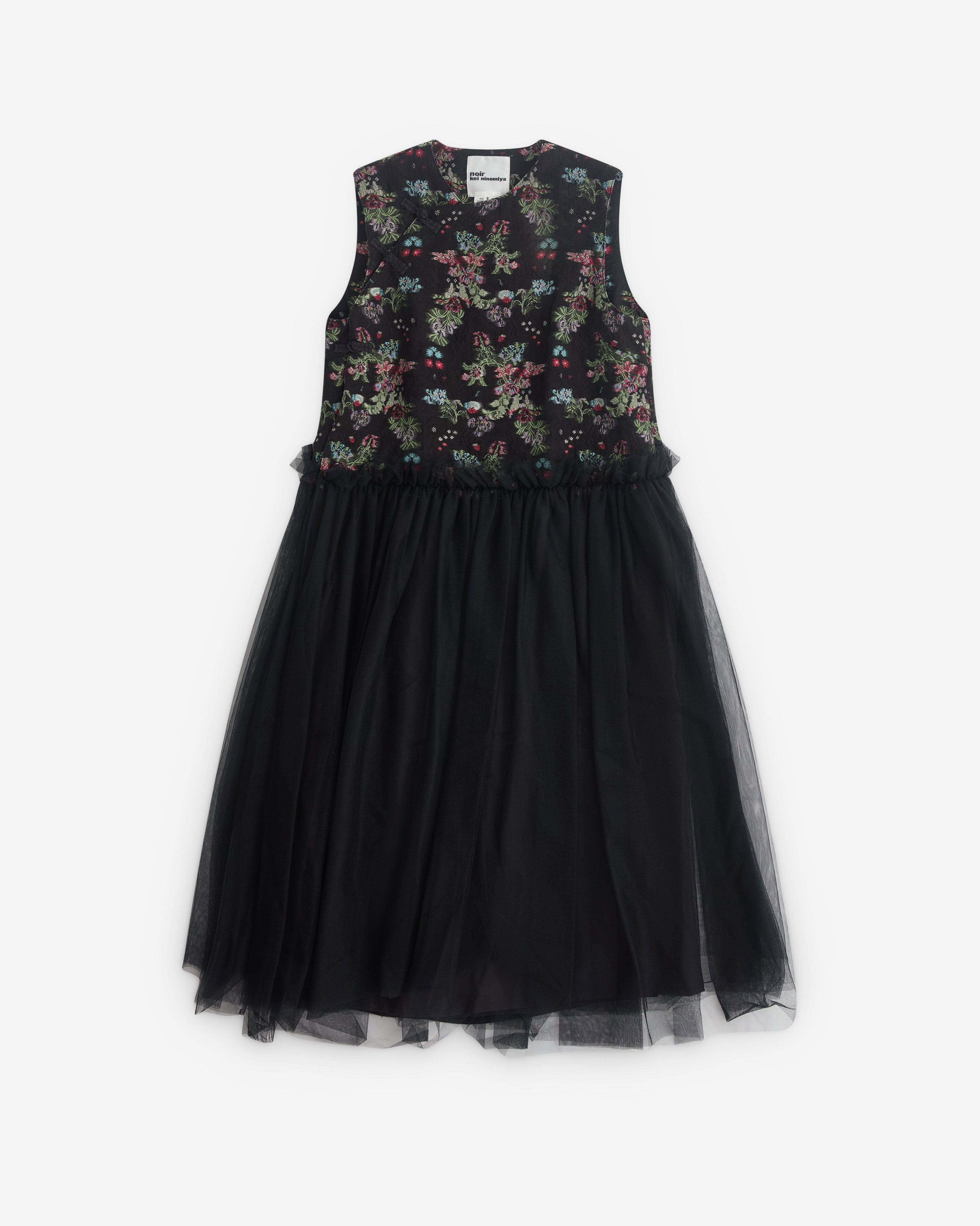 Noir Kei Ninomiya - Women’s Floral Wrap Closure Dress - (Multi) by NOIR KEI NINOMIYA