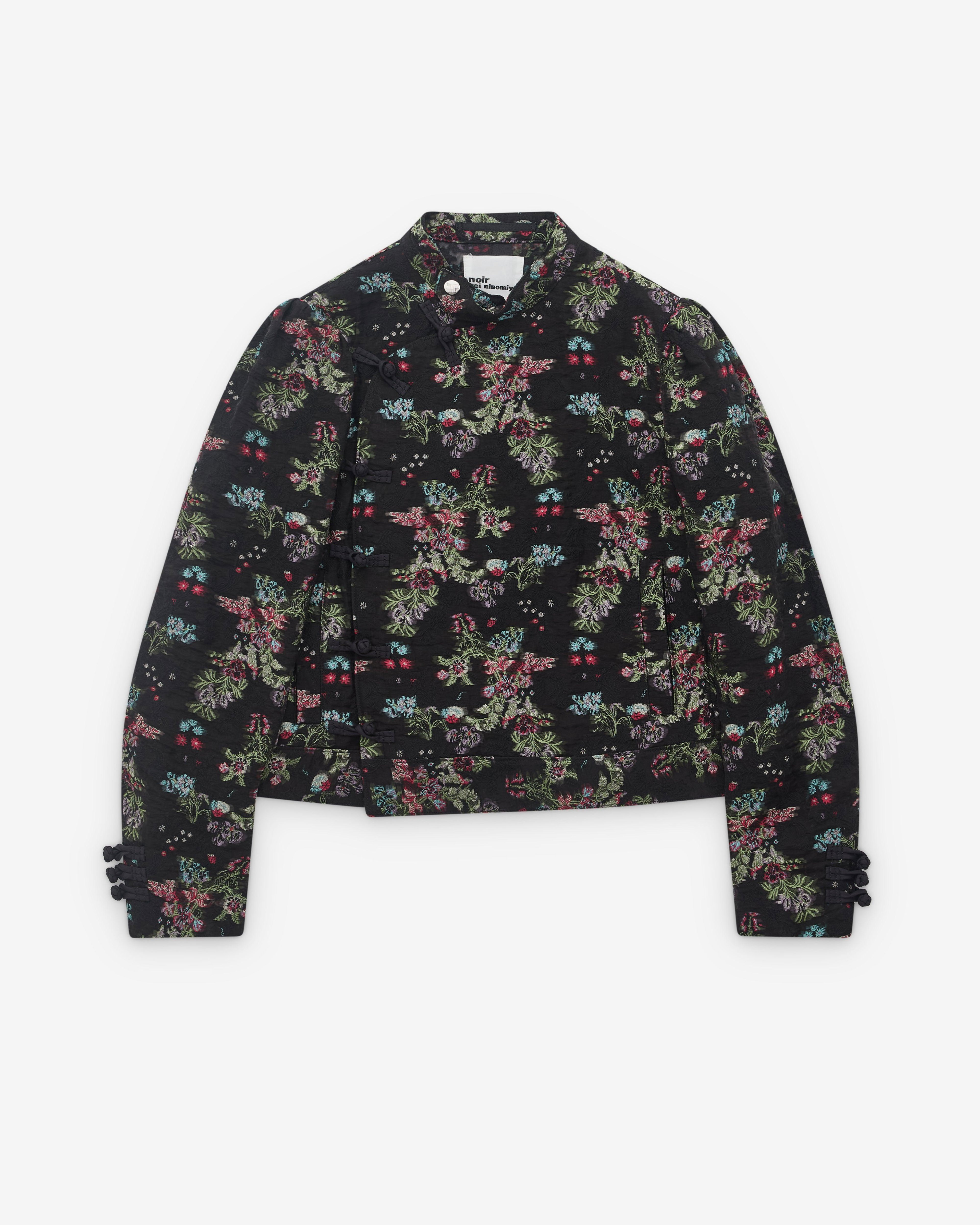 Noir Kei Ninomiya - Women’s Floral Wrap Jacket - (Multi) by NOIR KEI NINOMIYA
