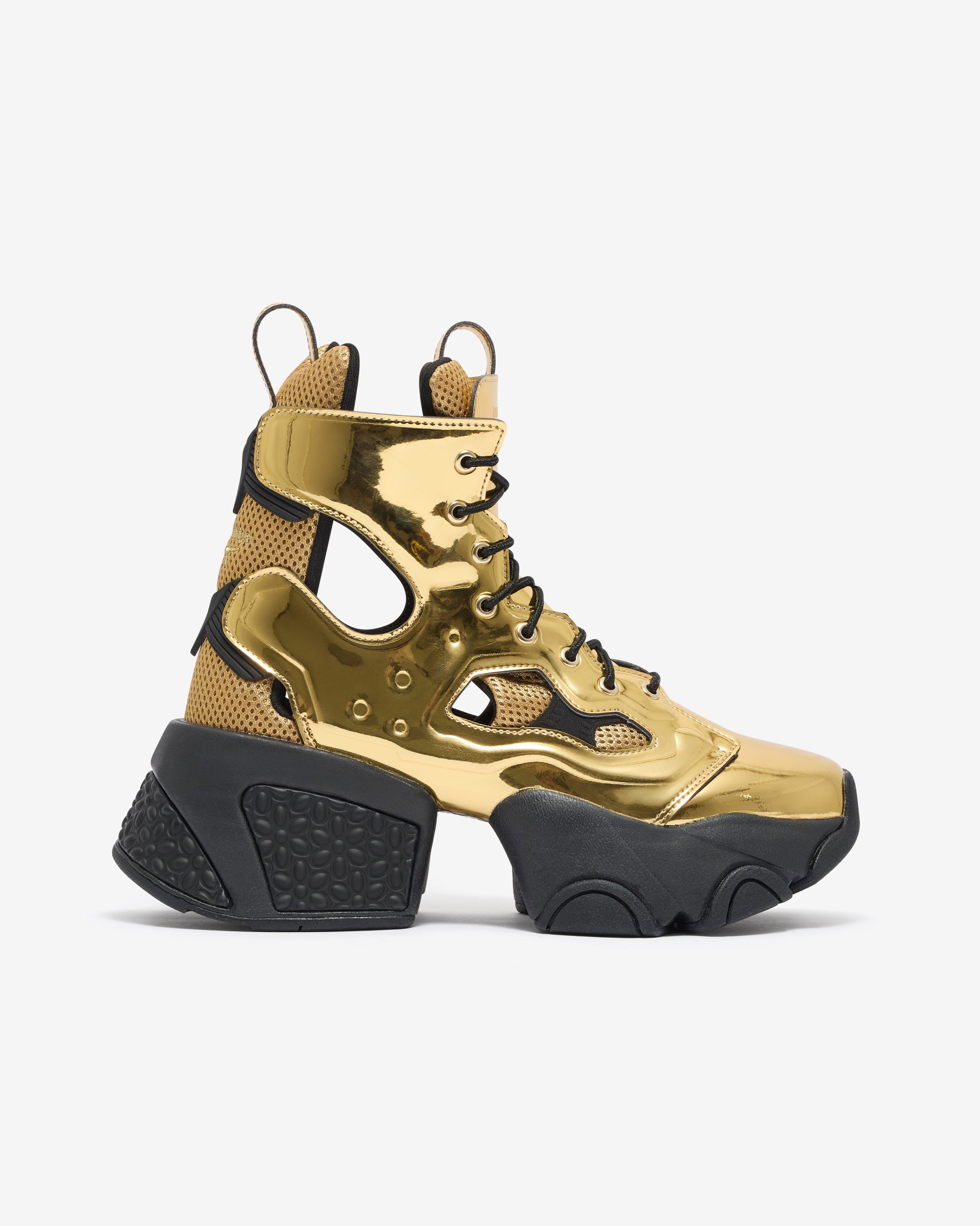 Noir Kei Ninomiya - Women's Fury Boot Hi - (Gold) by NOIR KEI NINOMIYA