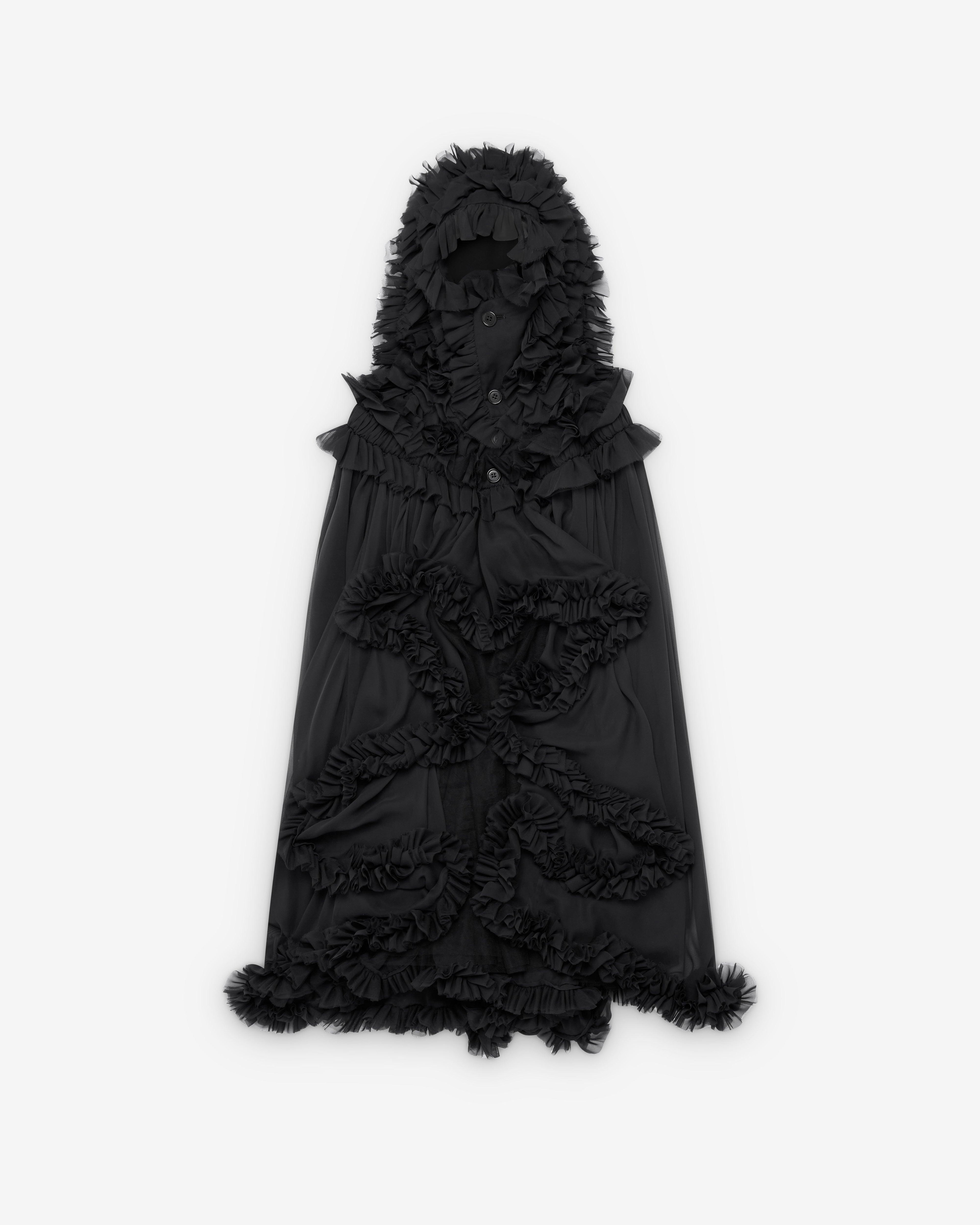 Noir Kei Ninomiya - Women's Georgette Jacket - (Black) by NOIR KEI NINOMIYA