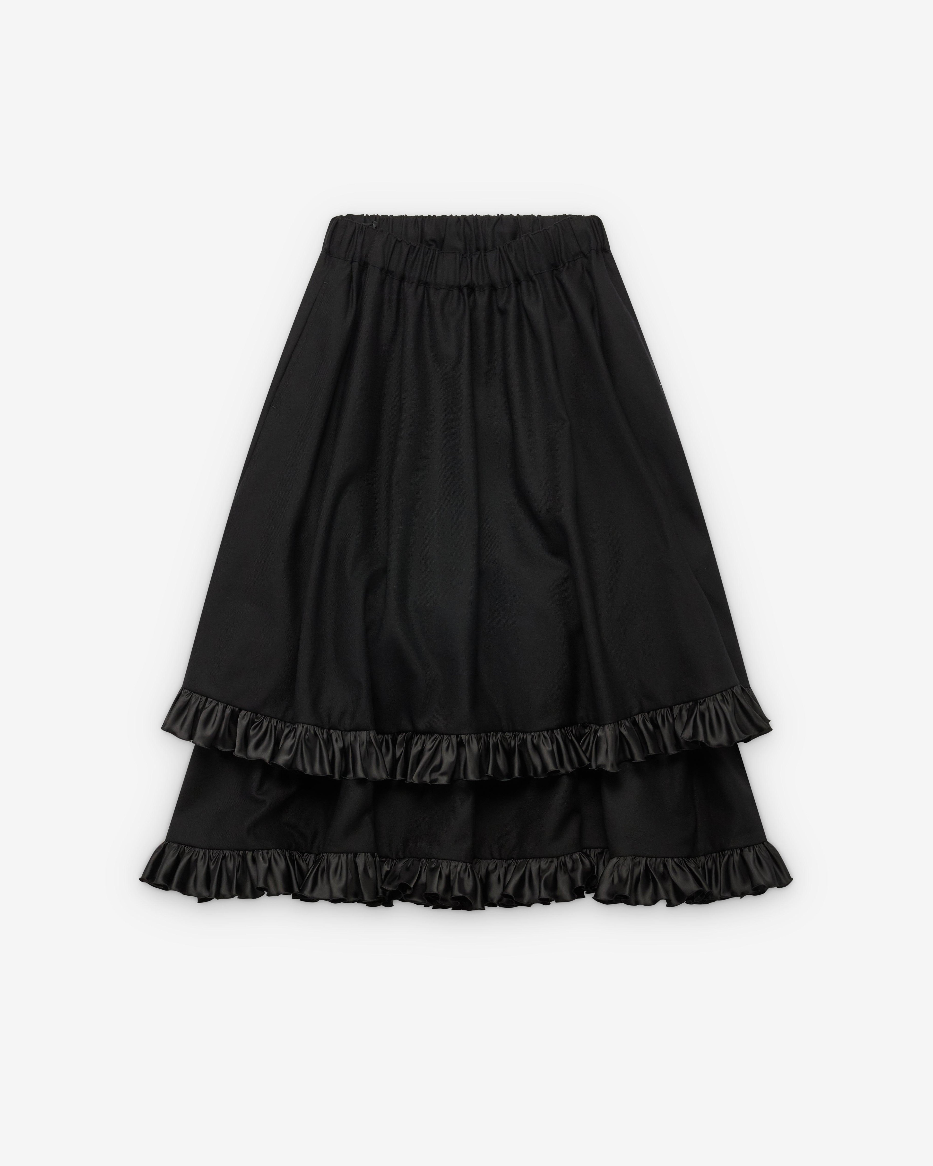 Noir Kei Ninomiya - Women's Kichu Layered Skirt - (Black) by NOIR KEI NINOMIYA