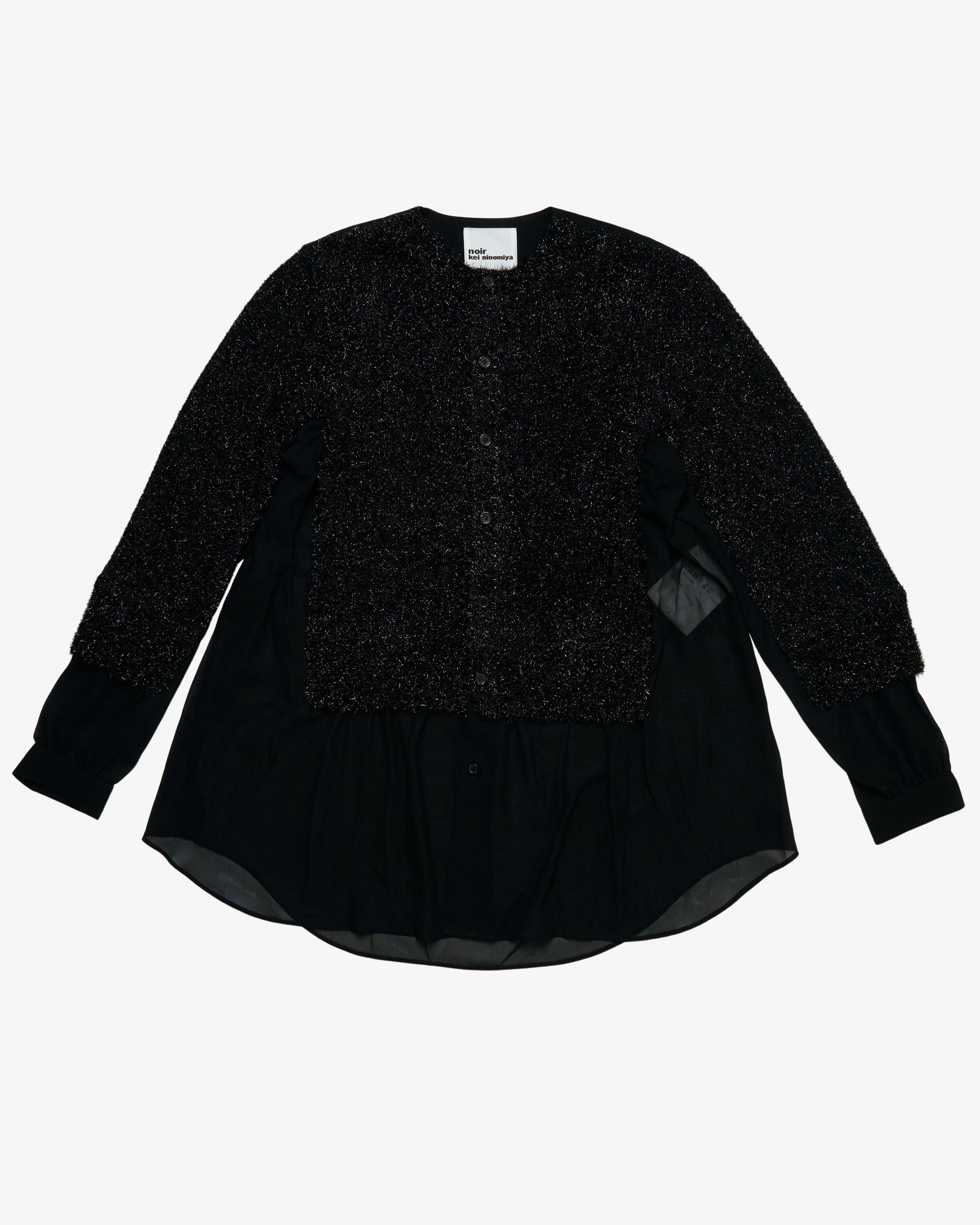 Noir Kei Ninomiya - Women's Lame Fur - (Black) by NOIR KEI NINOMIYA