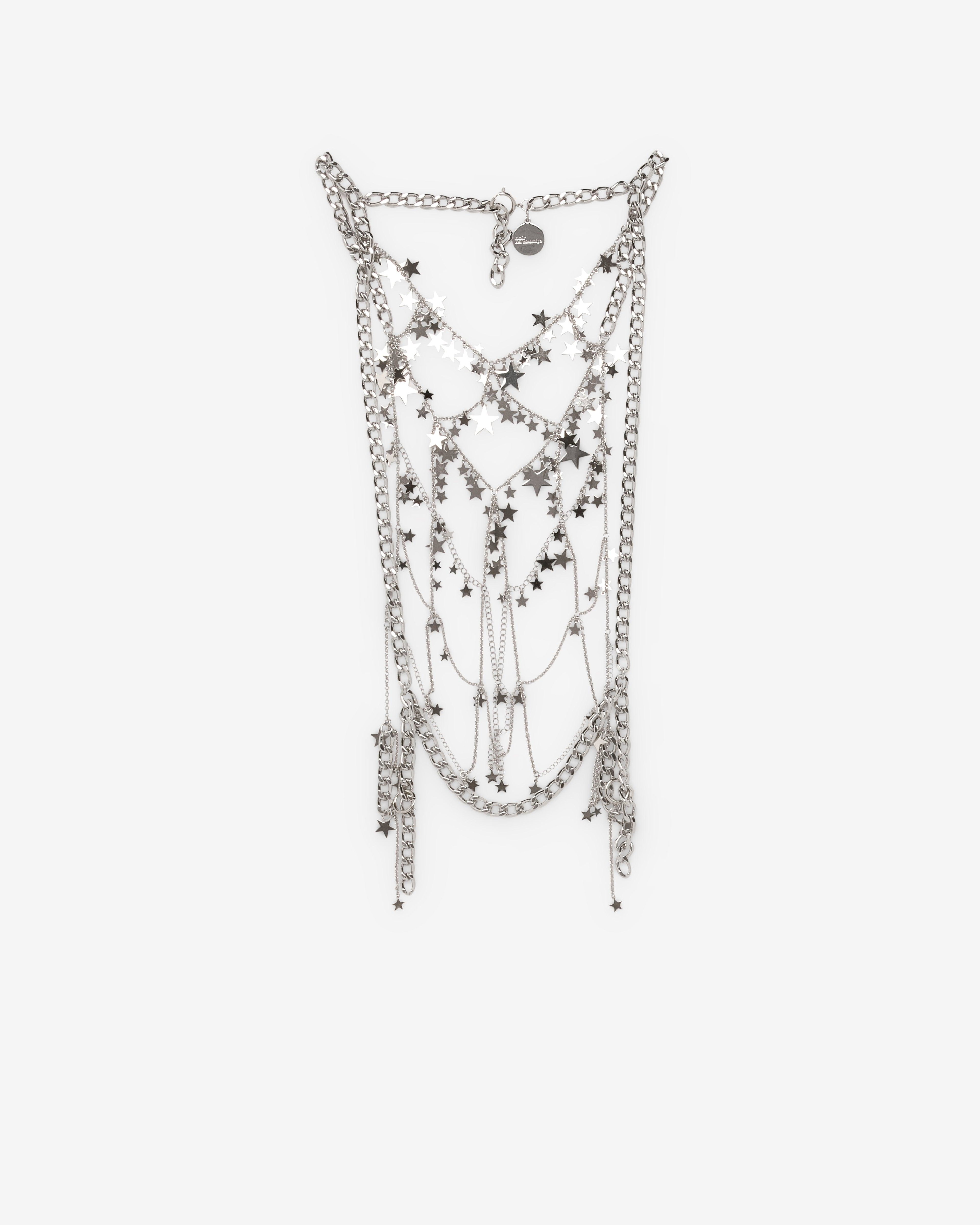 Noir Kei Ninomiya - Women's Metal Stars Harness - (Silver) by NOIR KEI NINOMIYA