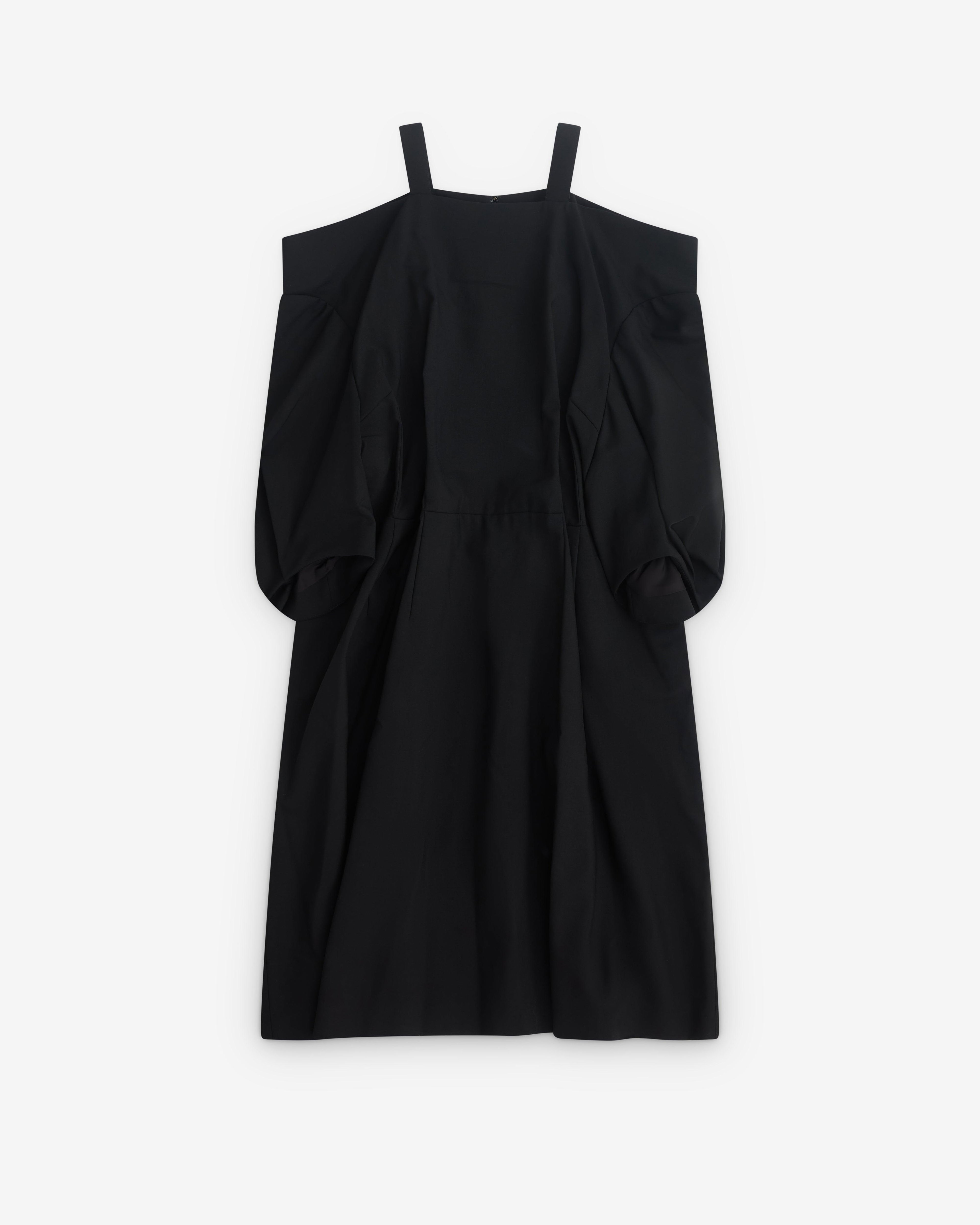 Noir Kei Ninomiya - Women’s Off Shoulder Dress - (Black) by NOIR KEI NINOMIYA