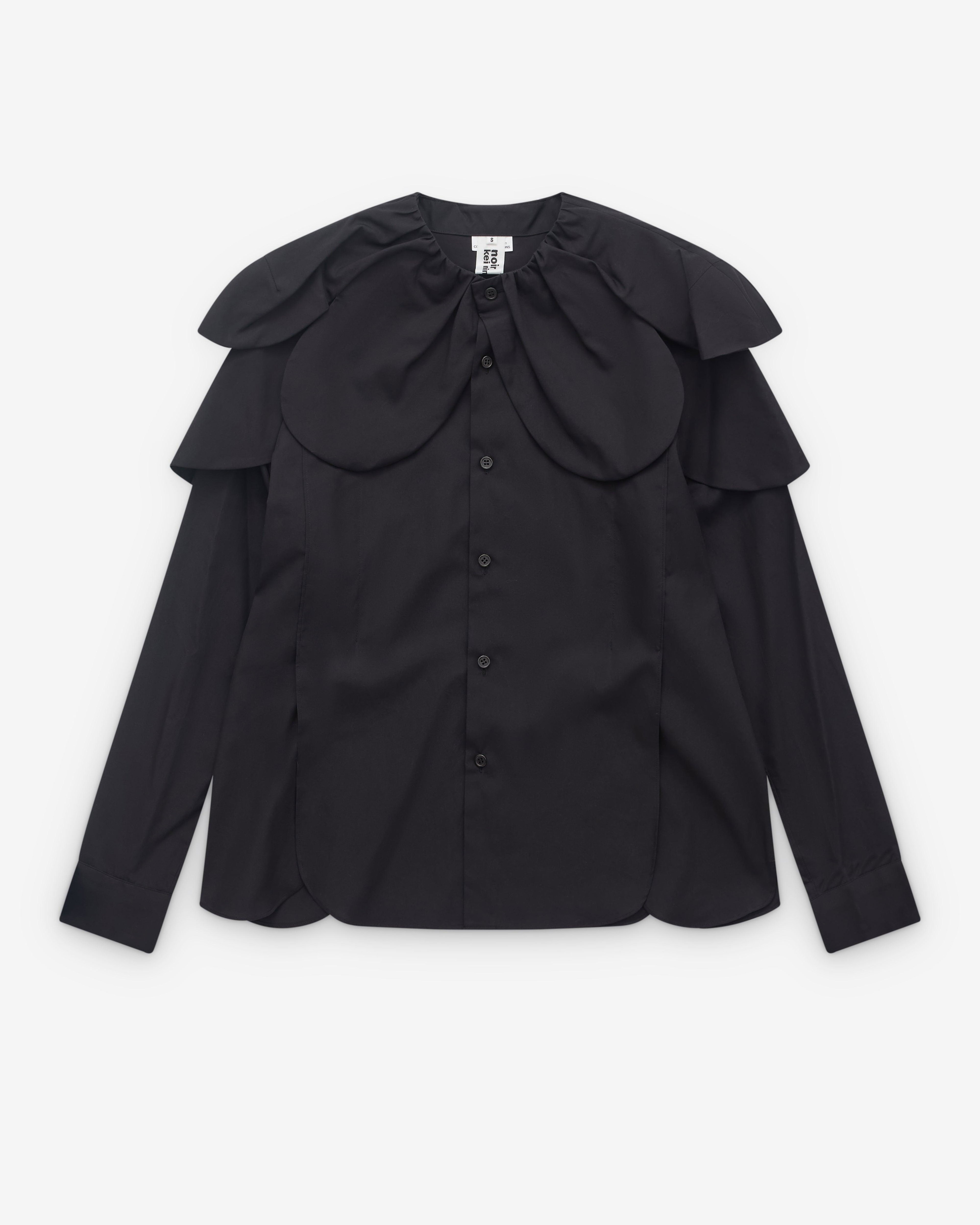 Noir Kei Ninomiya - Women's Petal Collar Shirt - (Black) by NOIR KEI NINOMIYA