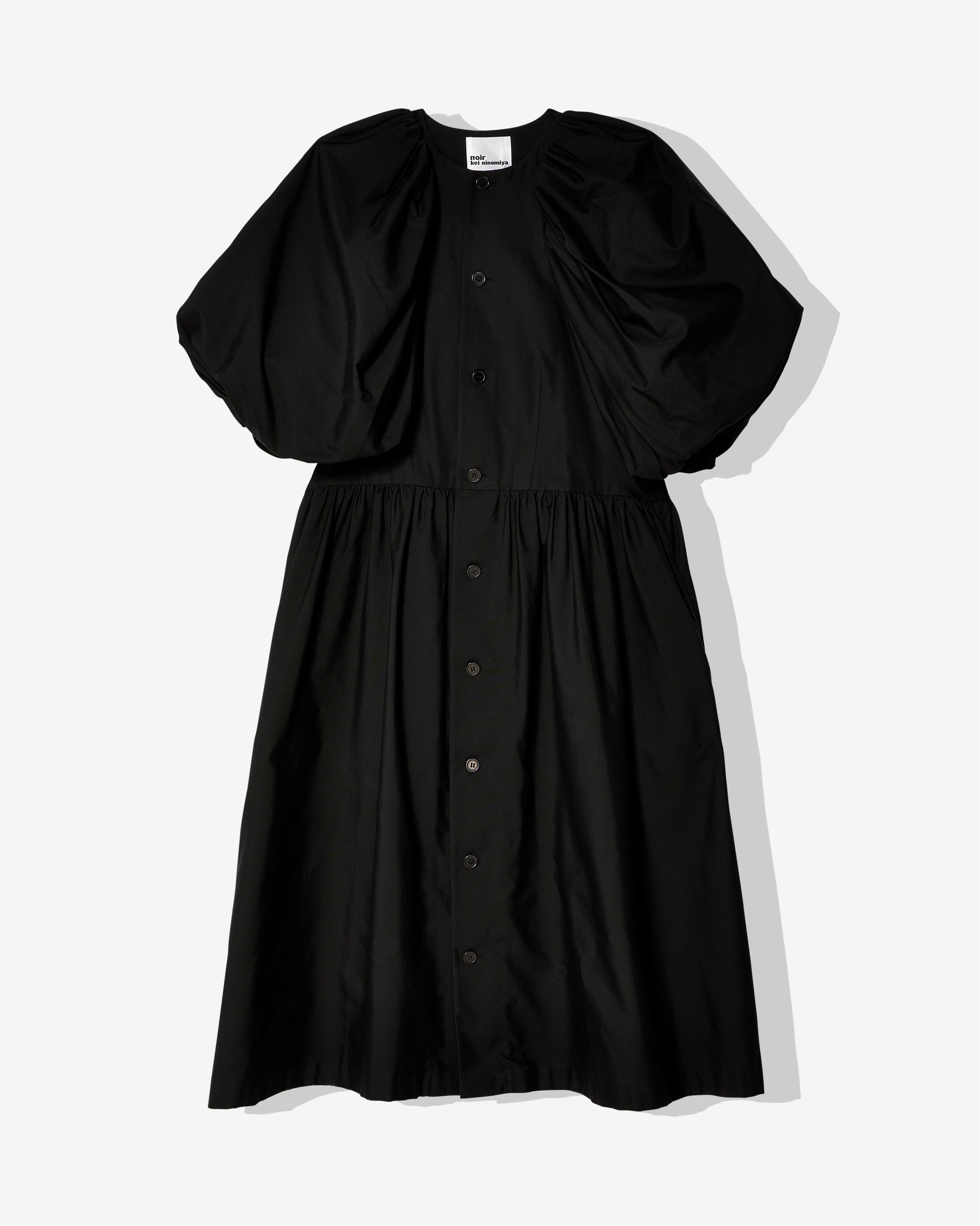 Noir Kei Ninomiya - Women's Puff Sleeve Dress - (Black) by NOIR KEI NINOMIYA