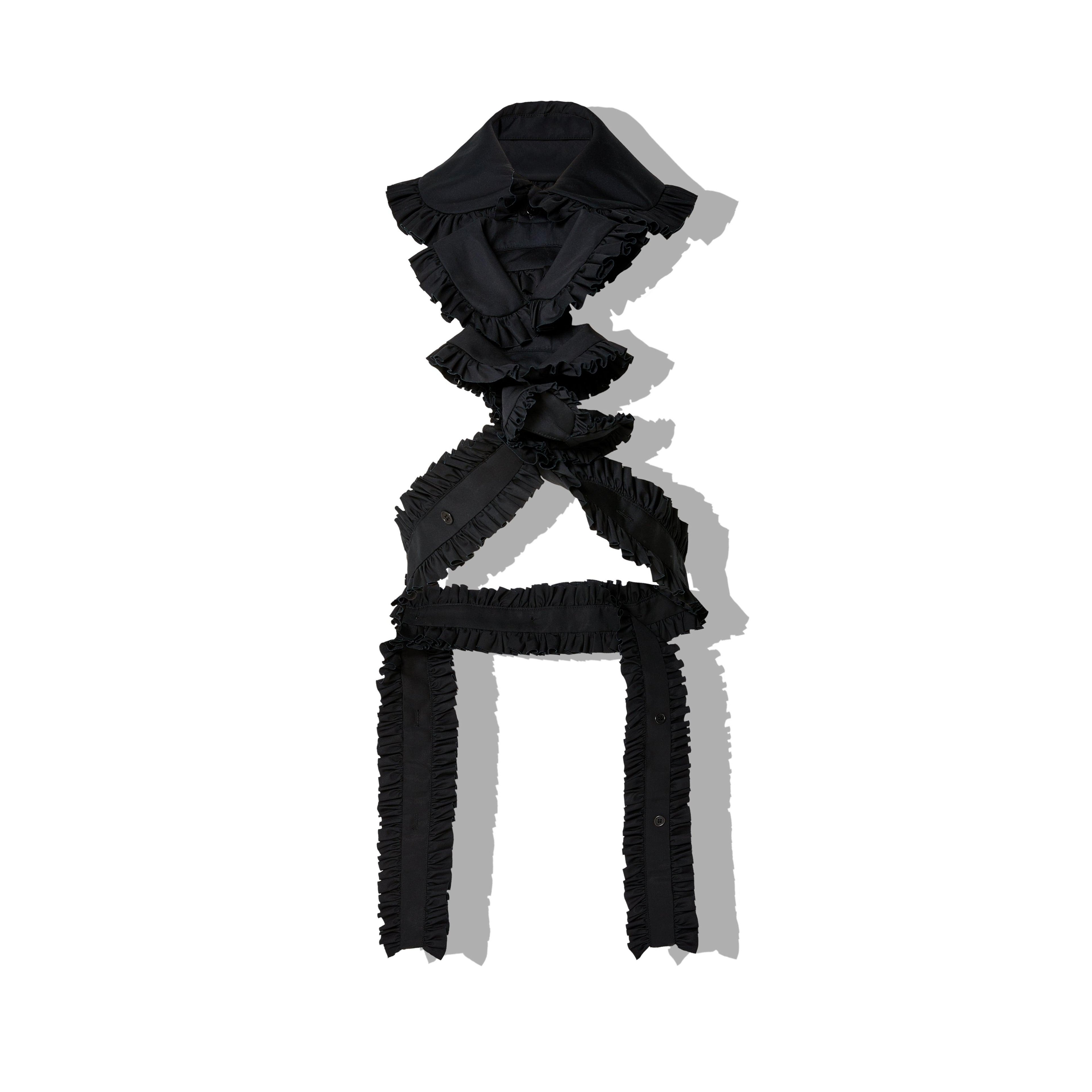 Noir Kei Ninomiya - Women's Ruffle Vest - (Black) by NOIR KEI NINOMIYA