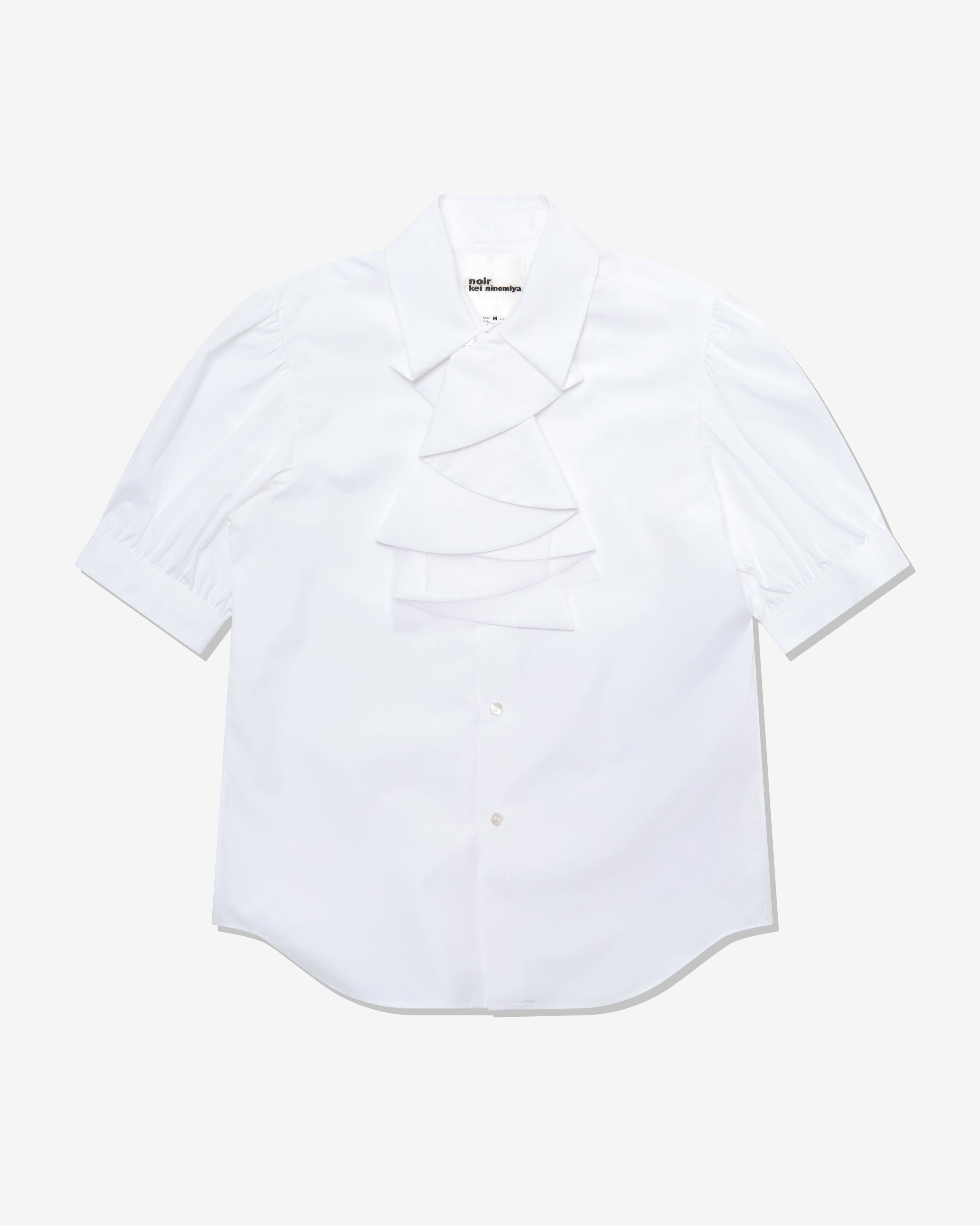 Noir Kei Ninomiya - Women's Ruffled Blouse - (White) by NOIR KEI NINOMIYA