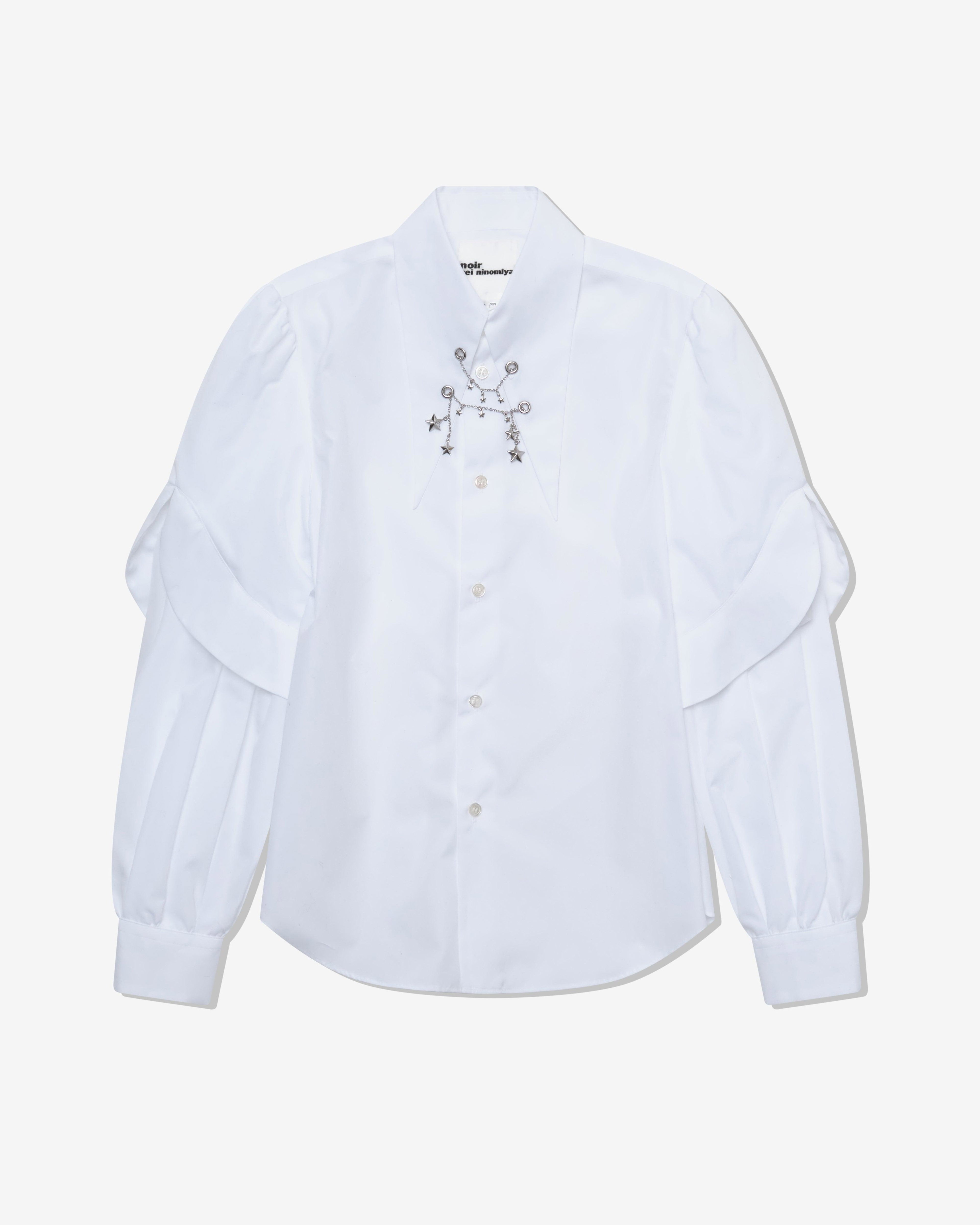 Noir Kei Ninomiya - Women's Star Chain Shirt - (White) by NOIR KEI NINOMIYA