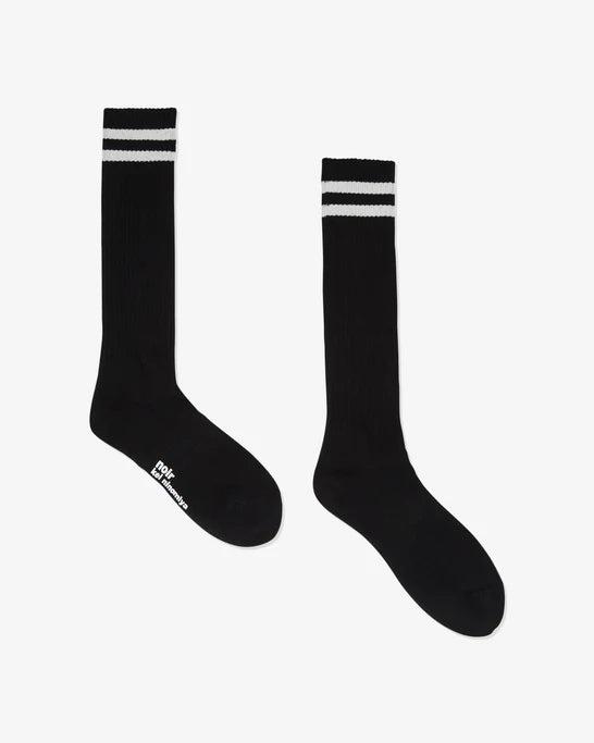 Noir Kei Ninomiya - Women's Striped Socks - (Black1) by NOIR KEI NINOMIYA