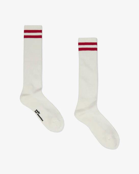 Noir Kei Ninomiya - Women's Striped Socks - (White2) by NOIR KEI NINOMIYA