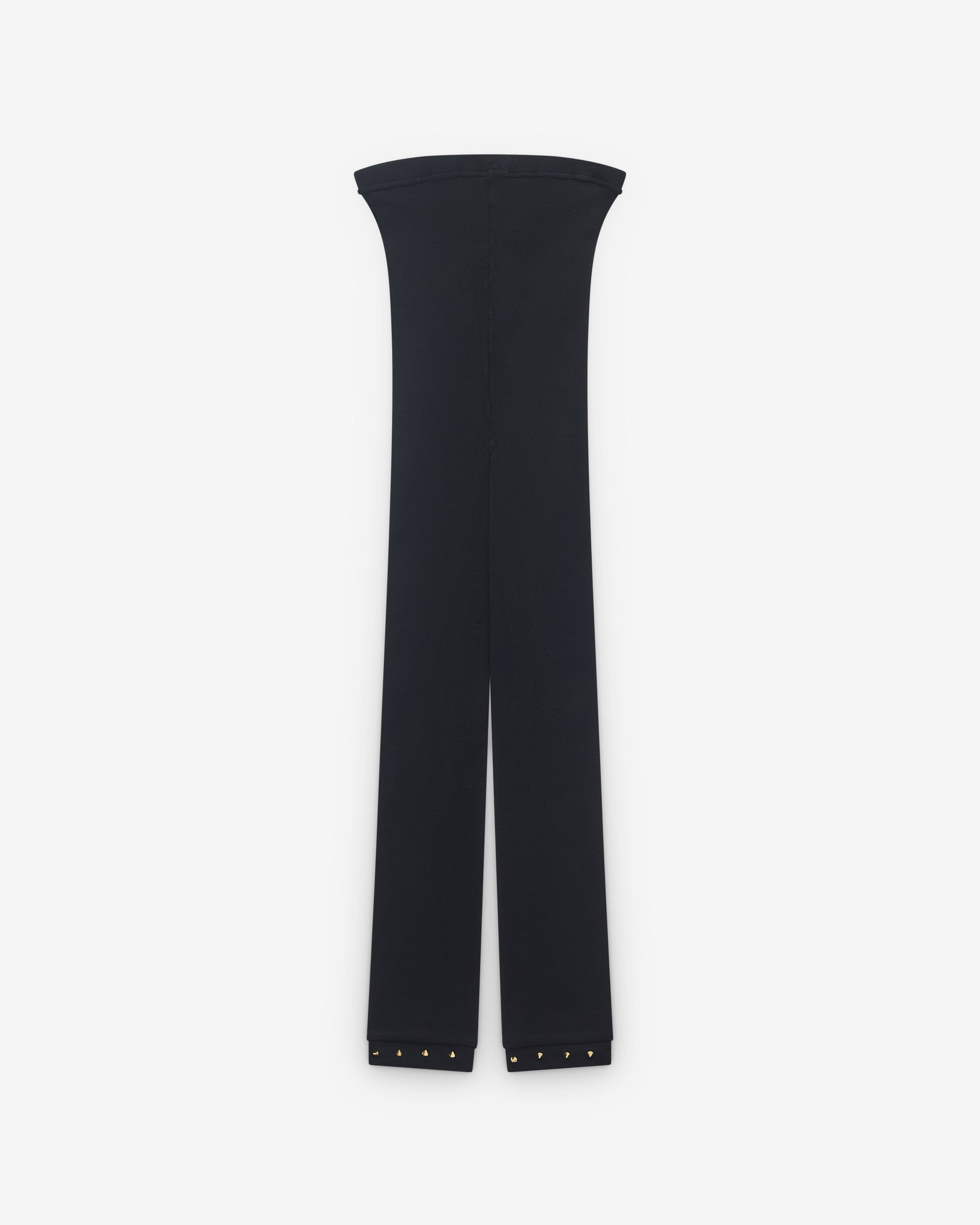 Noir Kei Ninomiya - Women’s Studded Footless Tights - (Black) by NOIR KEI NINOMIYA