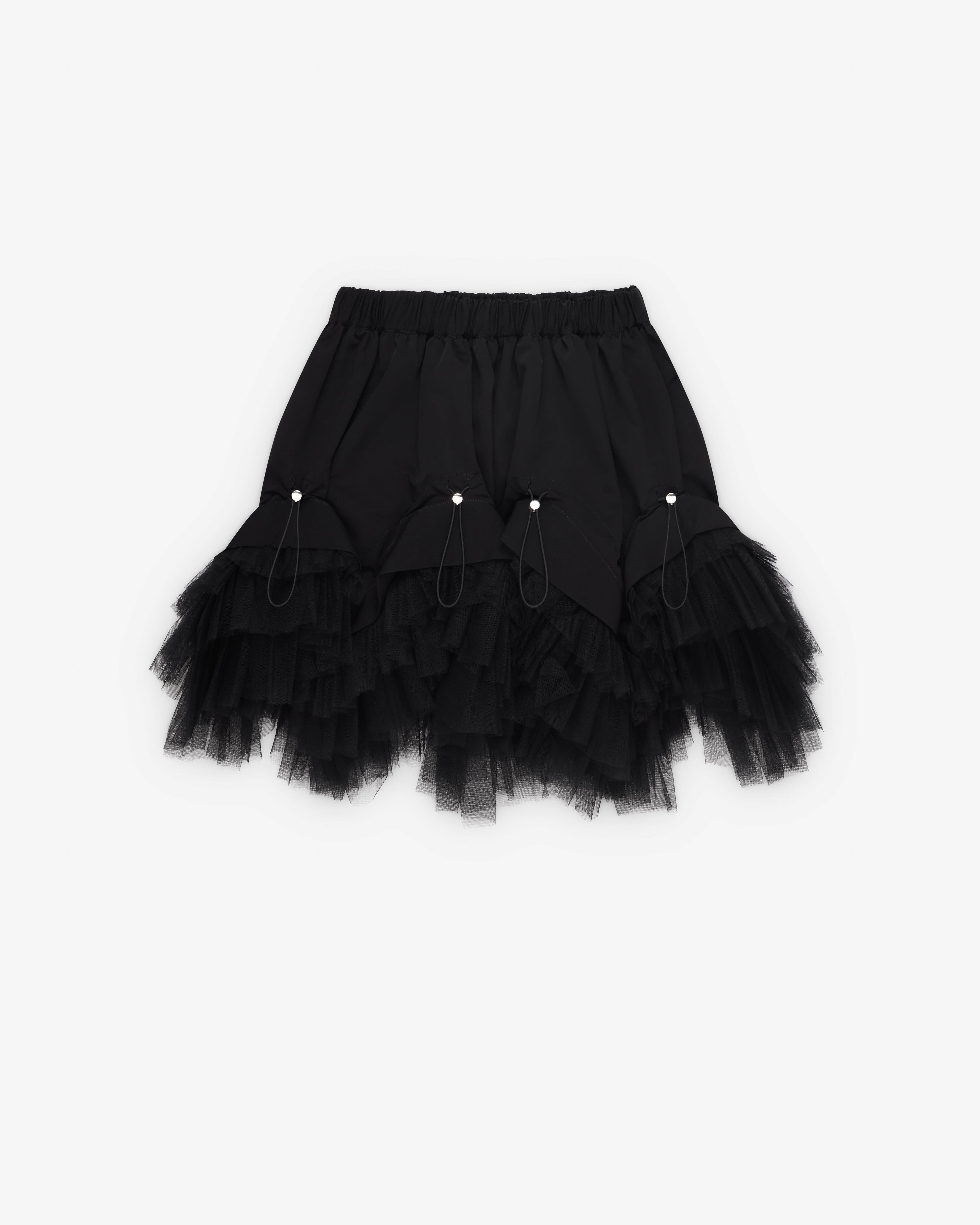 Noir Kei Ninomiya - Women's Technical Tulle Skirt - (Black) by NOIR KEI NINOMIYA