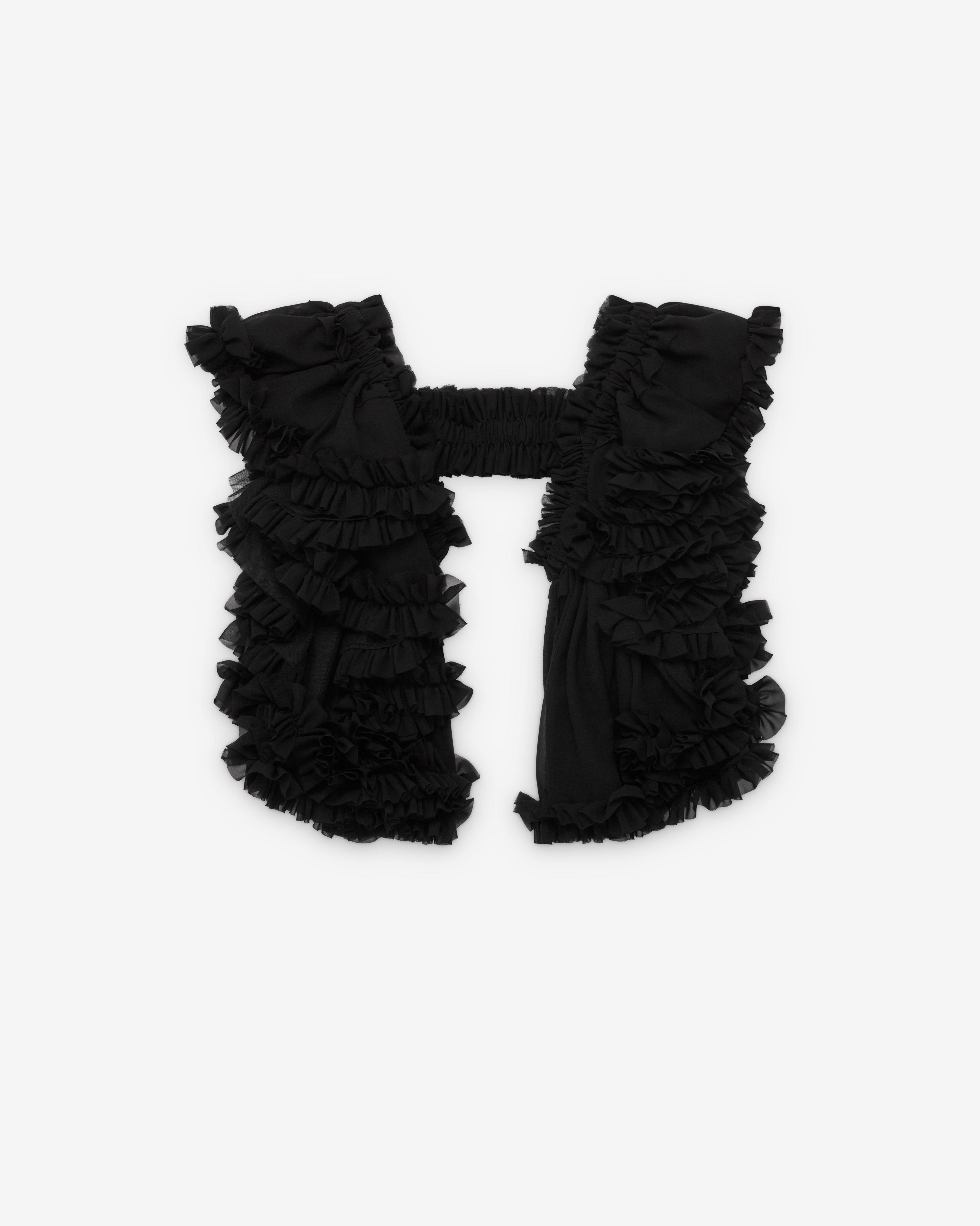 Noir Kei Ninomiya - Women's Tulle Vest - (Black) by NOIR KEI NINOMIYA