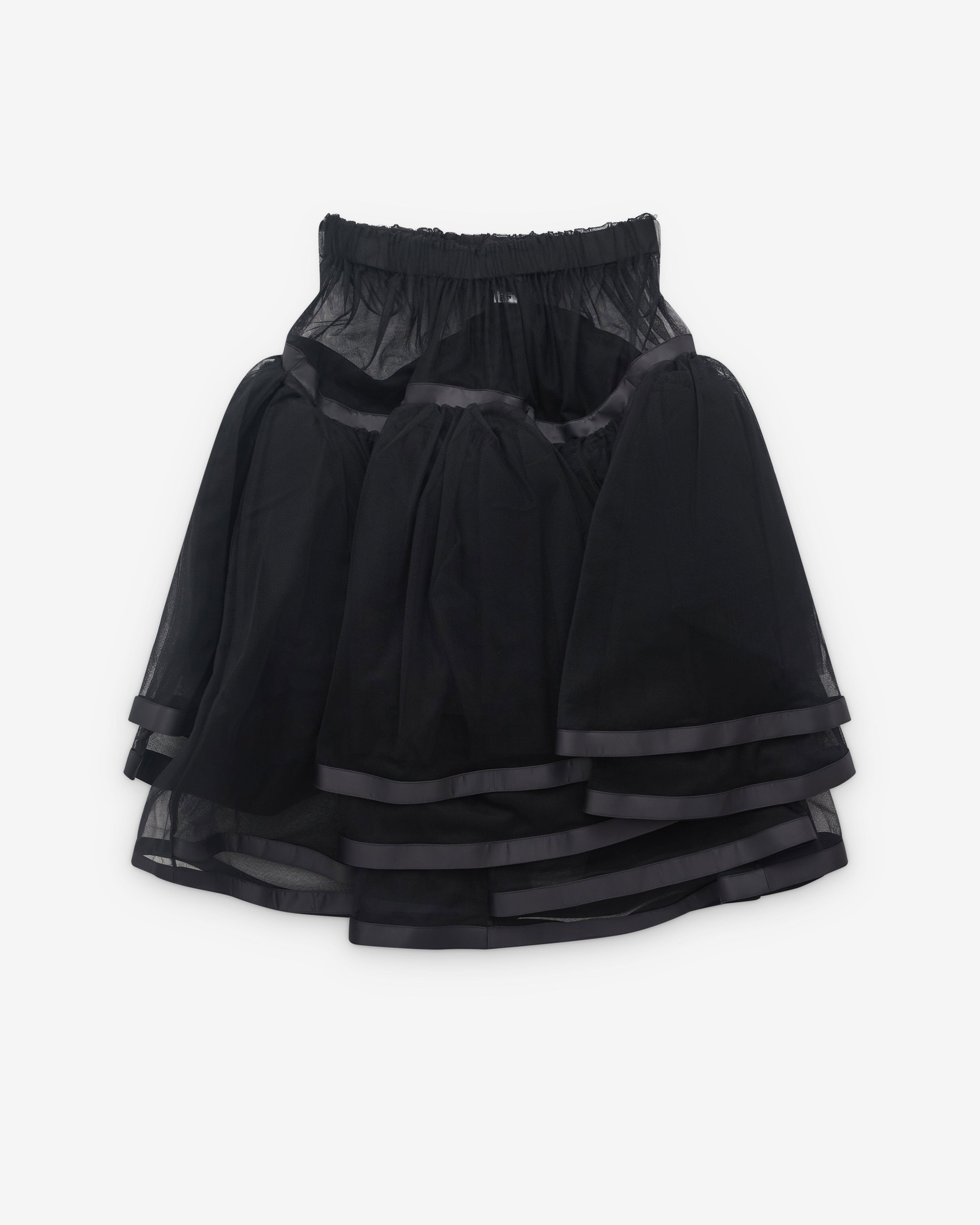 Noir Kei Ninomiya - Women’s Voluminous Tulle Skirt - (Black) by NOIR KEI NINOMIYA