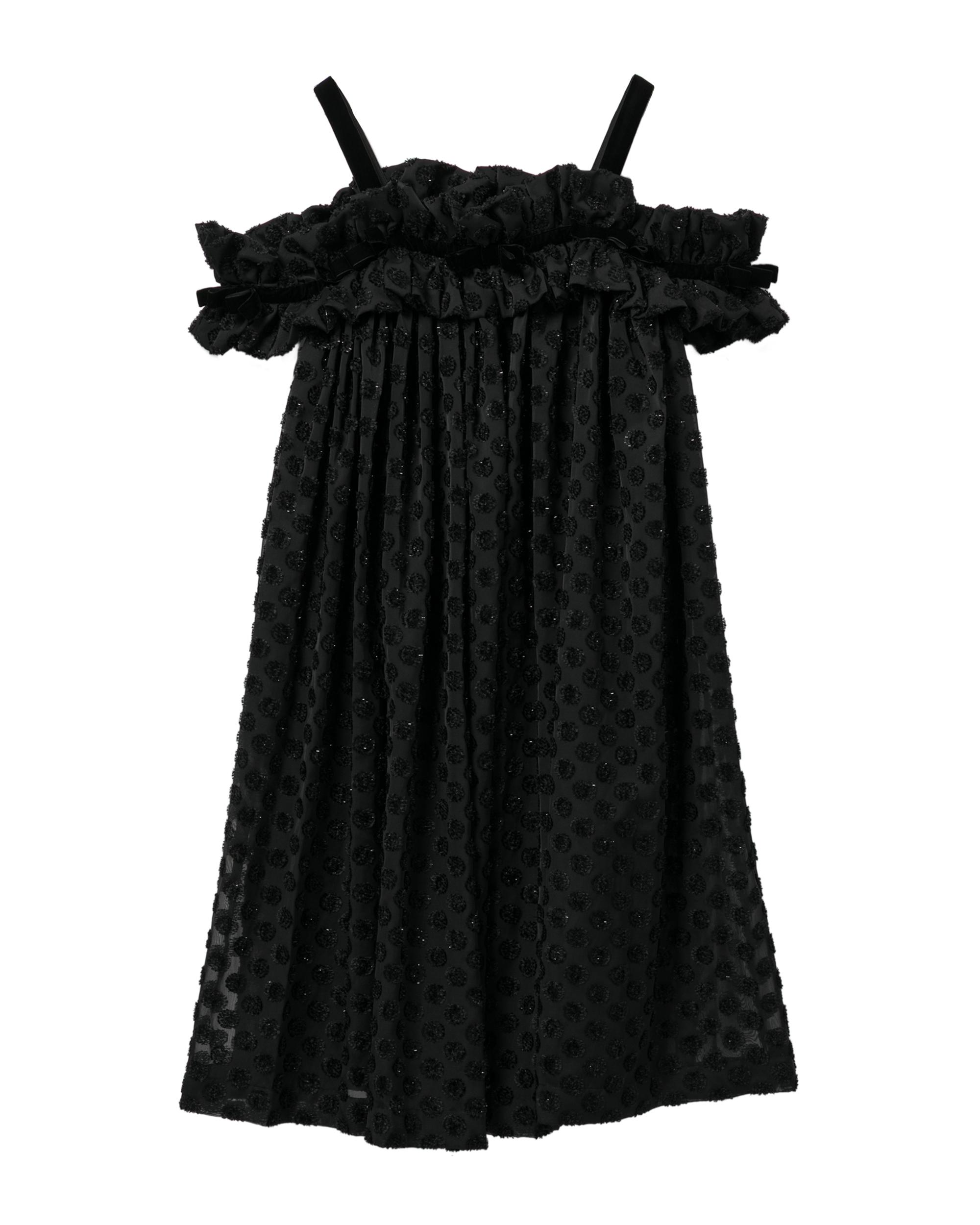 Ruffled neck midi dress by NOIR KEI NINOMIYA