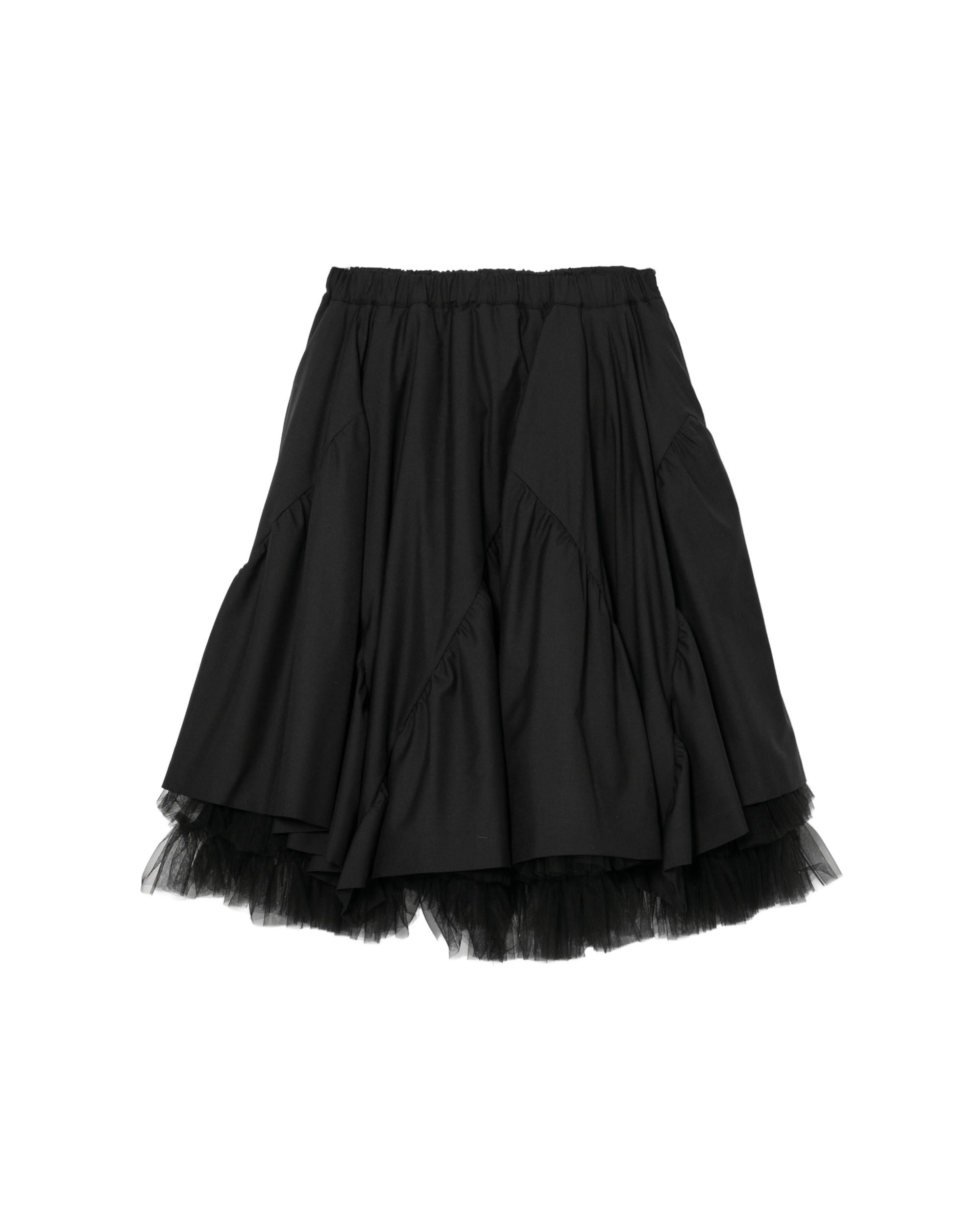 Tulle-hem skirt by NOIR KEI NINOMIYA
