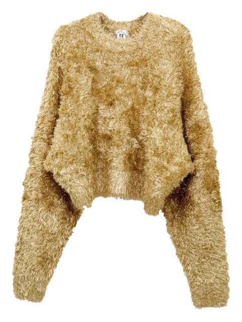 lamé-knit sweater by NOIR KEI NINOMIYA