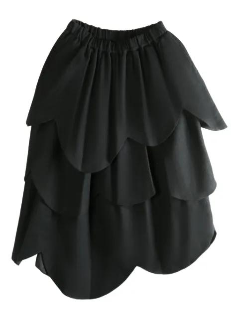layered petal skirt by NOIR KEI NINOMIYA