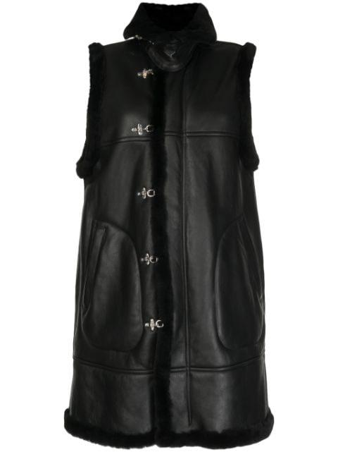 long-length leather coat by NOIR KEI NINOMIYA