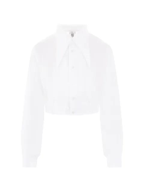 oversize collar elastic shirt by NOIR KEI NINOMIYA