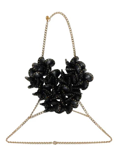 petal-embellished harness by NOIR KEI NINOMIYA