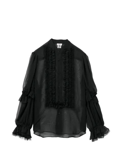 ruffled blouse by NOIR KEI NINOMIYA