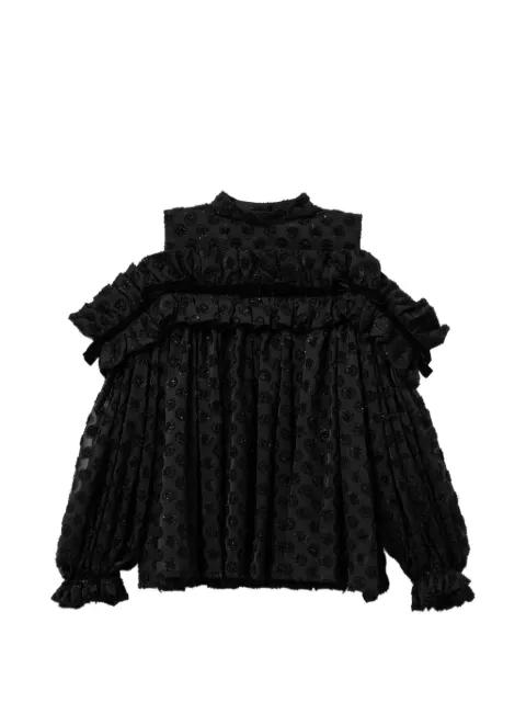 ruffled blouse by NOIR KEI NINOMIYA