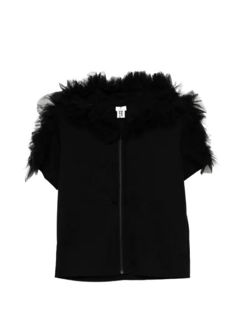 ruffled hoodied T-shirt by NOIR KEI NINOMIYA