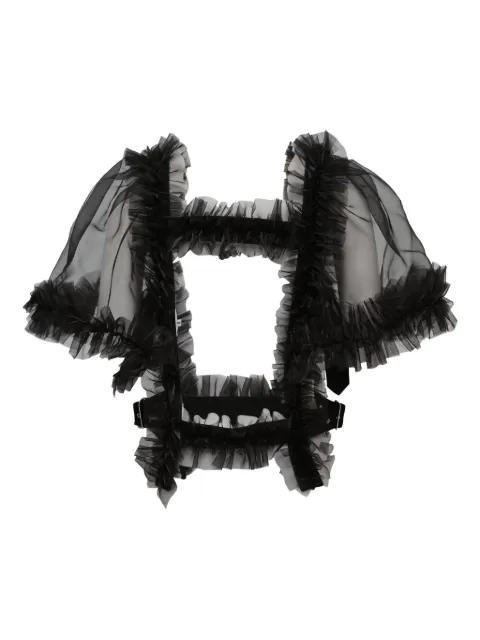 ruffled organdy vest by NOIR KEI NINOMIYA