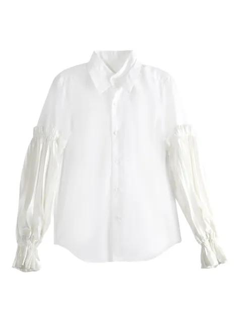 ruffled-sleeve shirt by NOIR KEI NINOMIYA