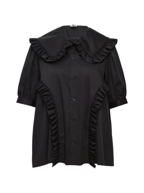 ruffled-trim blouse by NOIR KEI NINOMIYA