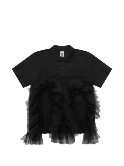 ruffled tulle-detail shirt by NOIR KEI NINOMIYA