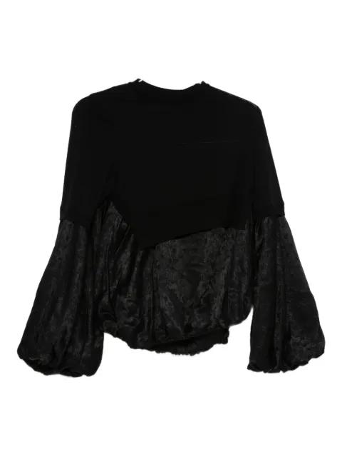 x Comme Des Garçons panelled top by NOIR KEI NINOMIYA