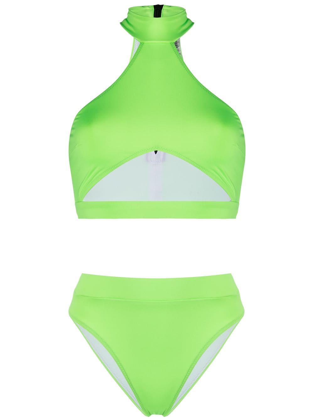 Bahamas cut-out two-piece bikini by NOIRE SWIMWEAR