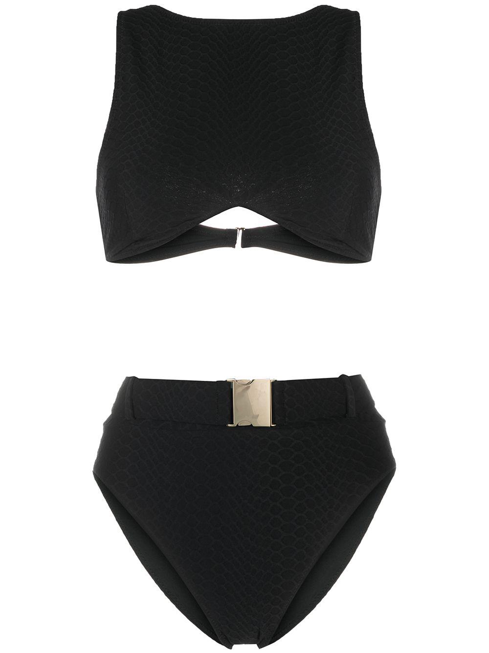Nikki high-waisted bikini by NOIRE SWIMWEAR