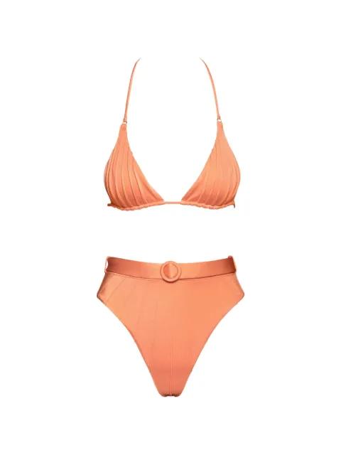 belted bikini by NOIRE SWIMWEAR