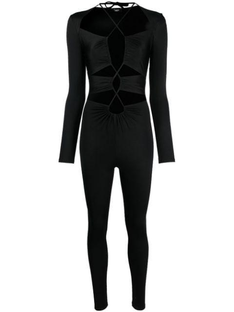 cut-out detailing jumpsuit by NOIRE SWIMWEAR