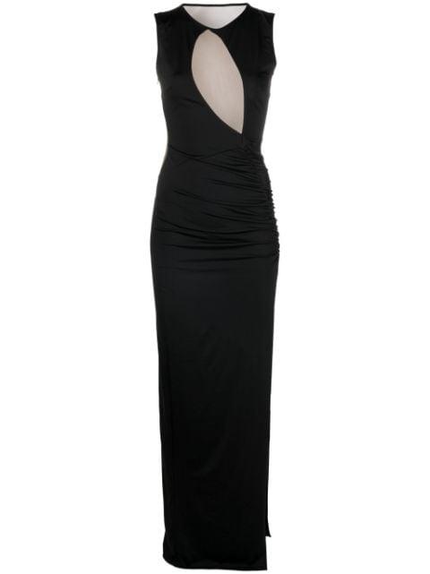 cut-out maxi dress by NOIRE SWIMWEAR