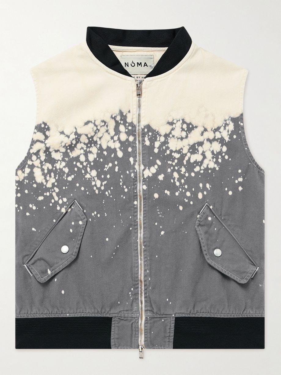 Hand-Dyed Cotton-Twill Gilet by NOMA T.D.