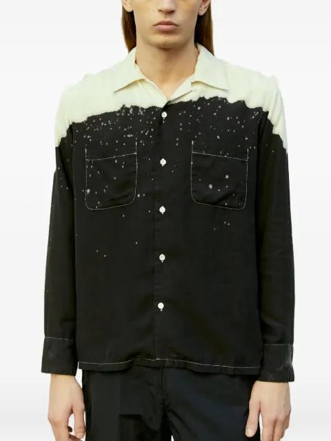 two-tone shirt by NOMARYTHM TEXTILE