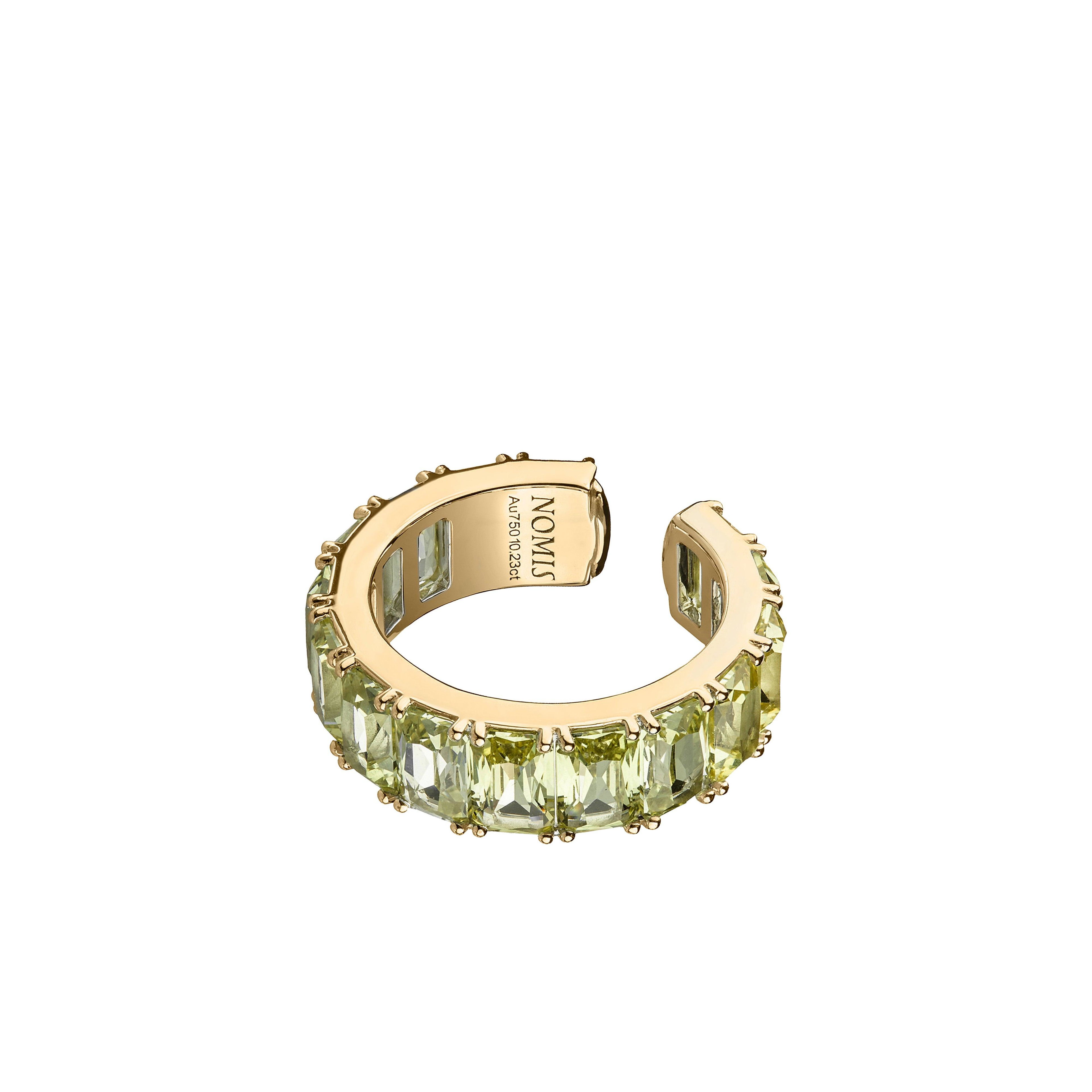 Nomis - Inna Cuff Ring - (Yellow) by NOMIS