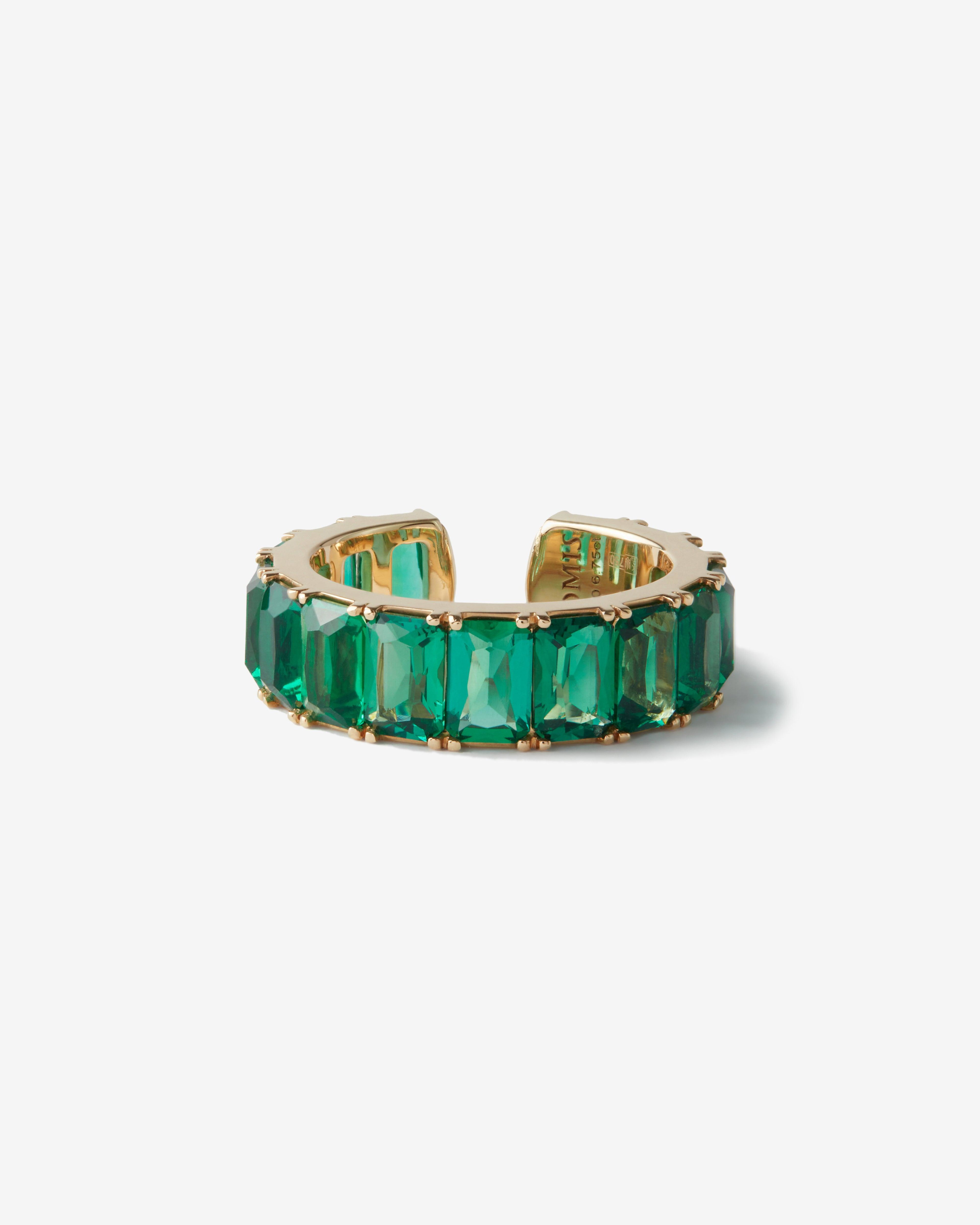 Nomis - Women's Simon Ear Cuff and Ring - (Green) by NOMIS
